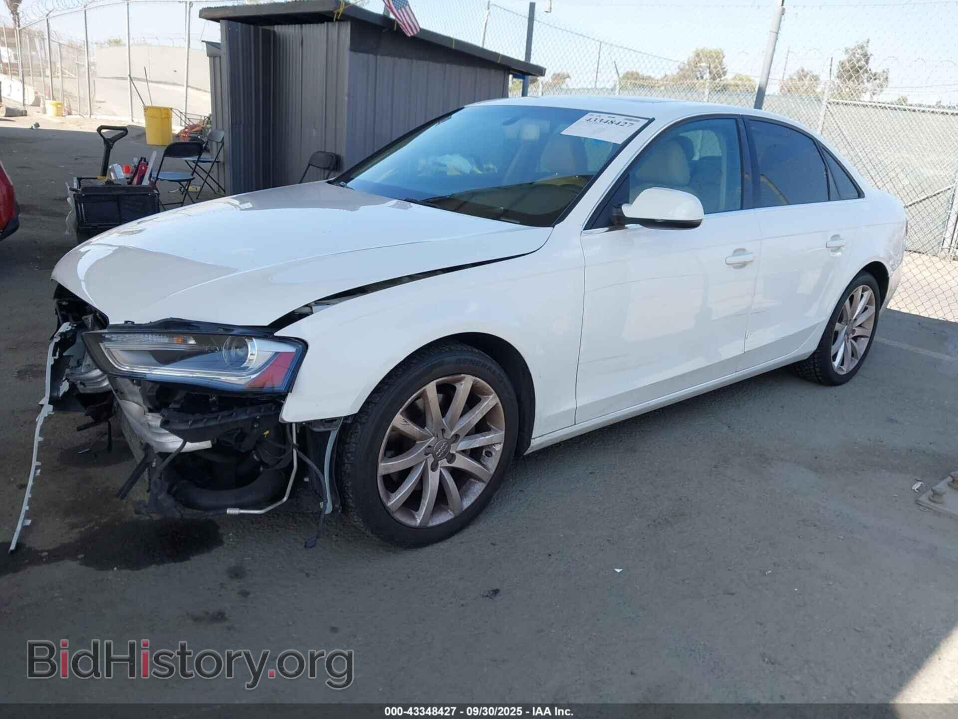 2013 AUDI A4 - VIN: WAUFFAFL9DN043645 - Фото 2