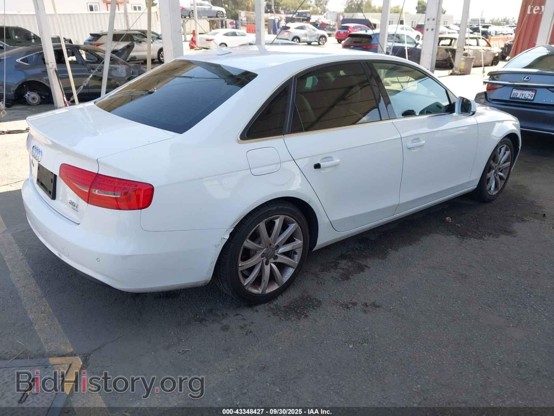 2013 AUDI A4 - VIN: WAUFFAFL9DN043645 - Фото 4