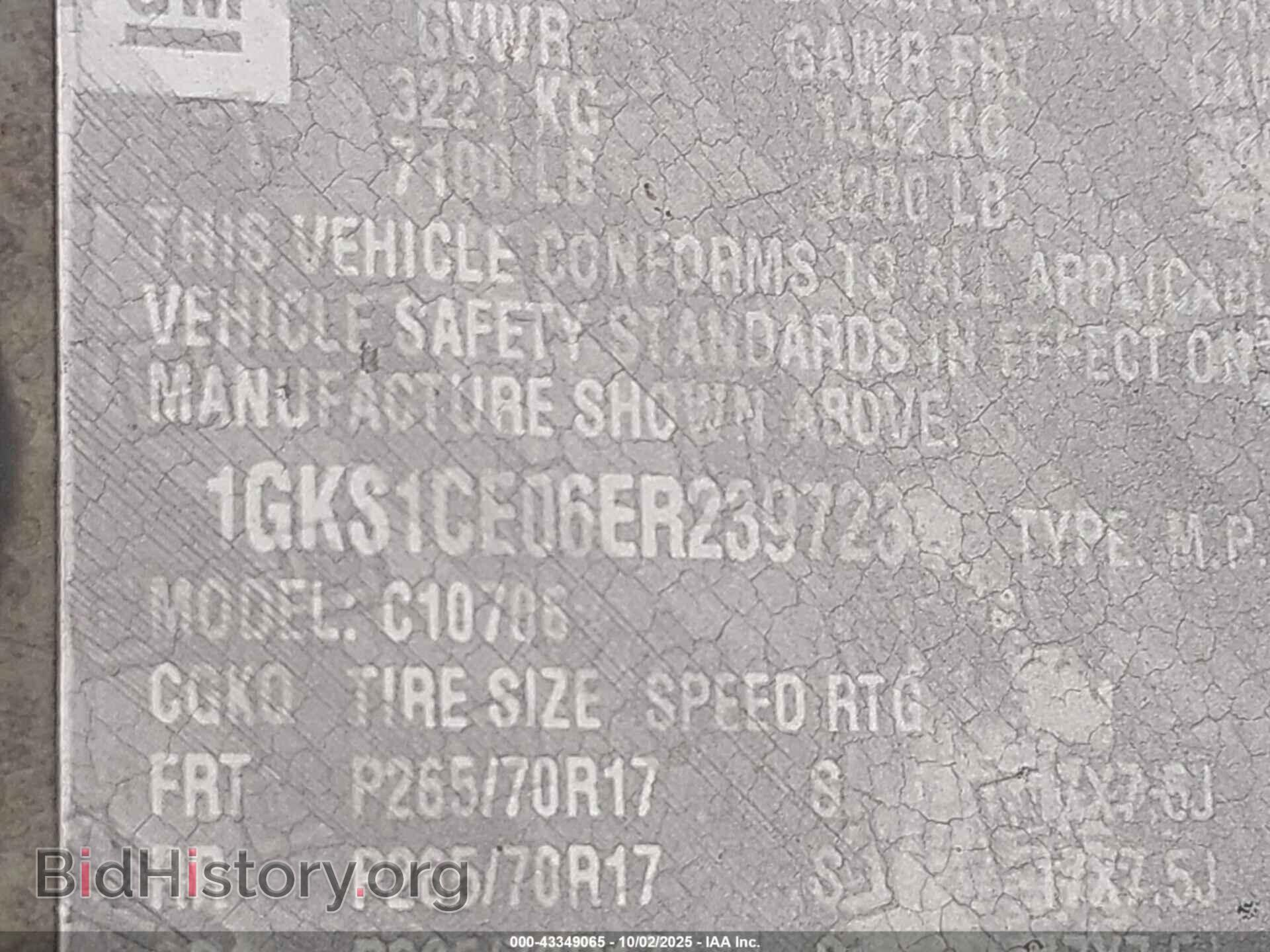 2014 GMC YUKON - VIN: 1GKS1CE06ER239723 - Фото 9