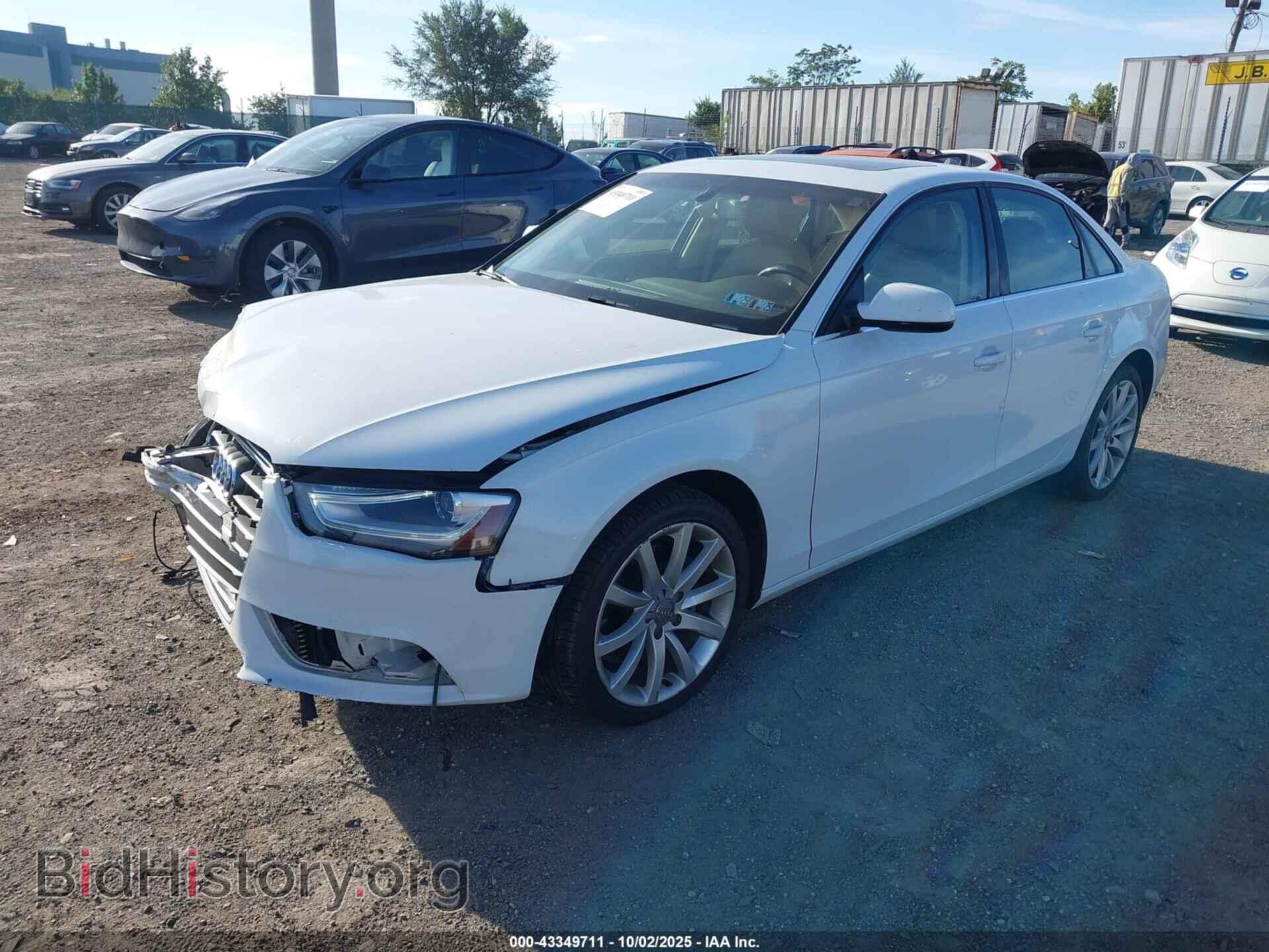 2013 AUDI A4 - VIN: WAUFFAFL2DN030669 - Фото 2