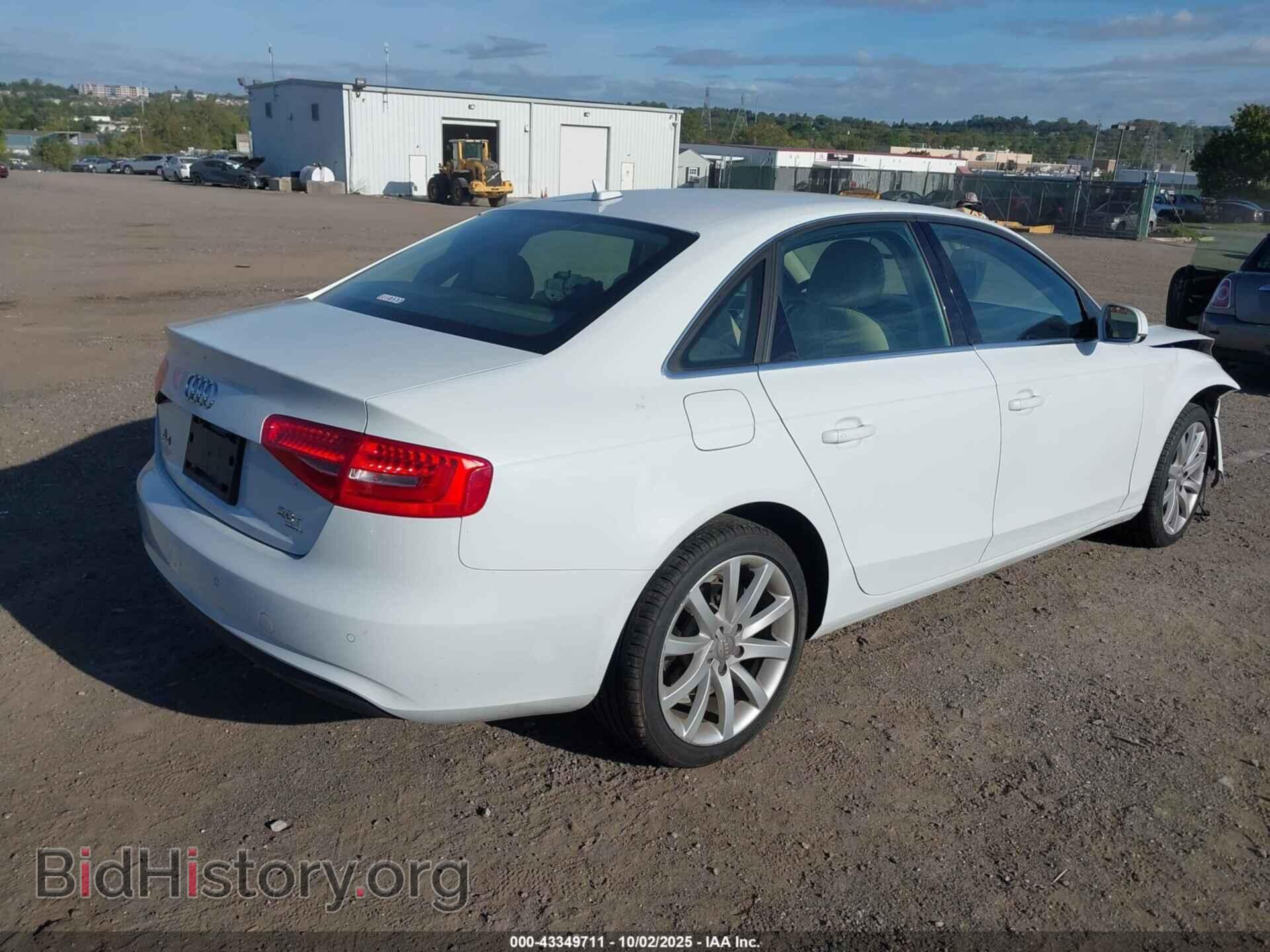 2013 AUDI A4 - VIN: WAUFFAFL2DN030669 - Фото 4