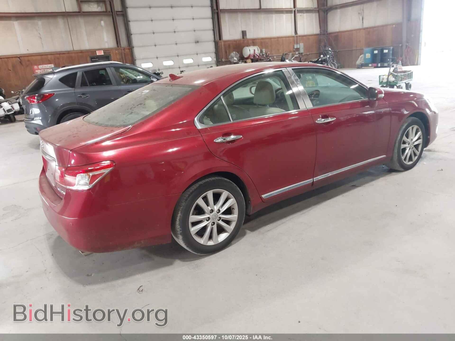 2011 LEXUS ES 350 - VIN: JTHBK1EG8B2439421 - Photo 4