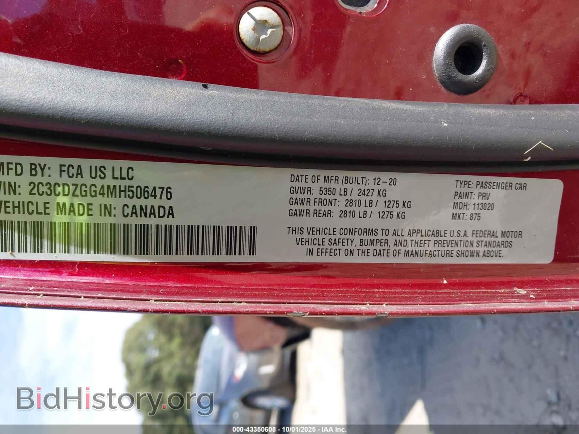 2021 DODGE CHALLENGER - VIN: 2C3CDZGG4MH506476 - Фото 9
