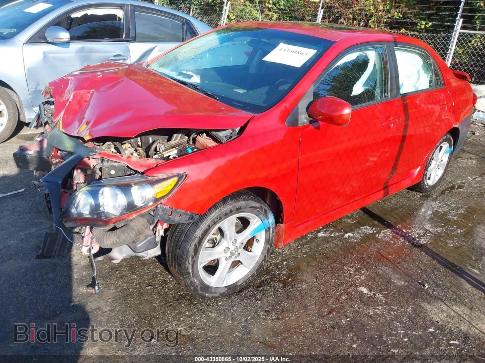 2011 TOYOTA COROLLA - VIN: 2T1BU4EEXBC694911 - Фото 2