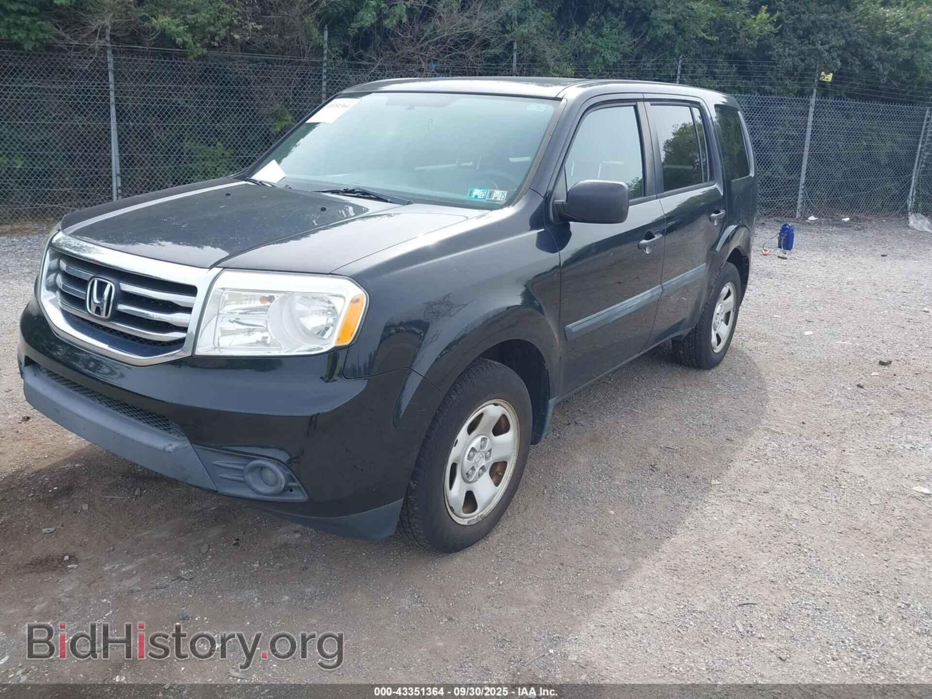 2013 HONDA PILOT - VIN: 5FNYF4H24DB064371 - Фото 2