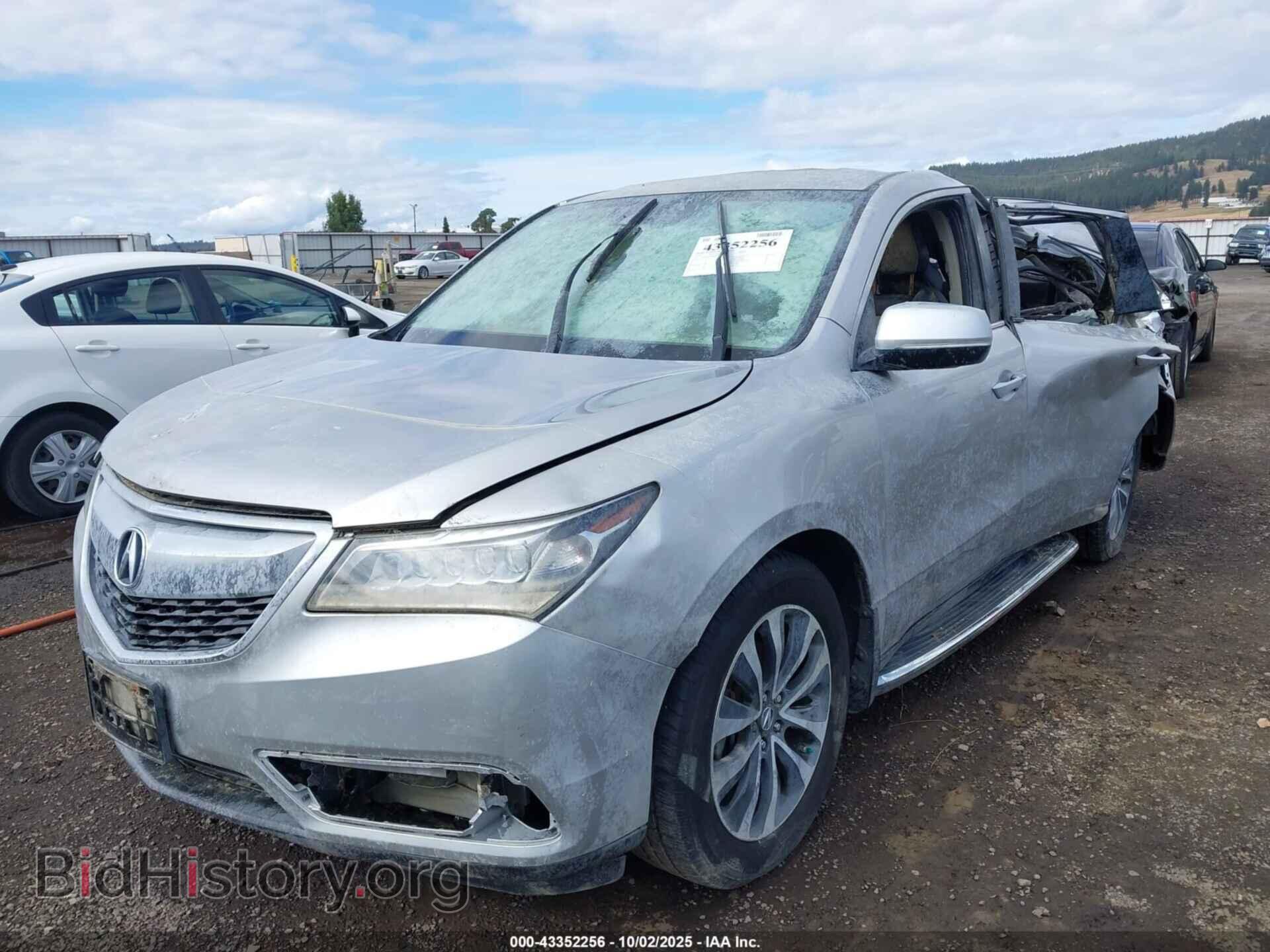 2014 ACURA MDX - VIN: 5FRYD4H44EB040093 - Фото 2