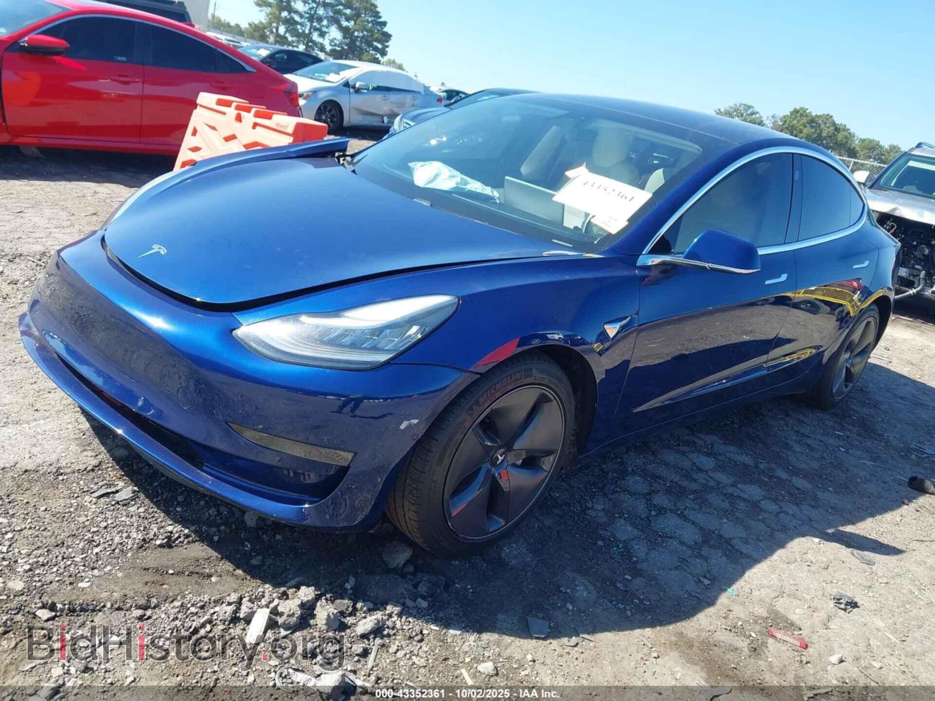 2019 TESLA MODEL 3 - VIN: 5YJ3E1EB1KF454373 - Фото 2
