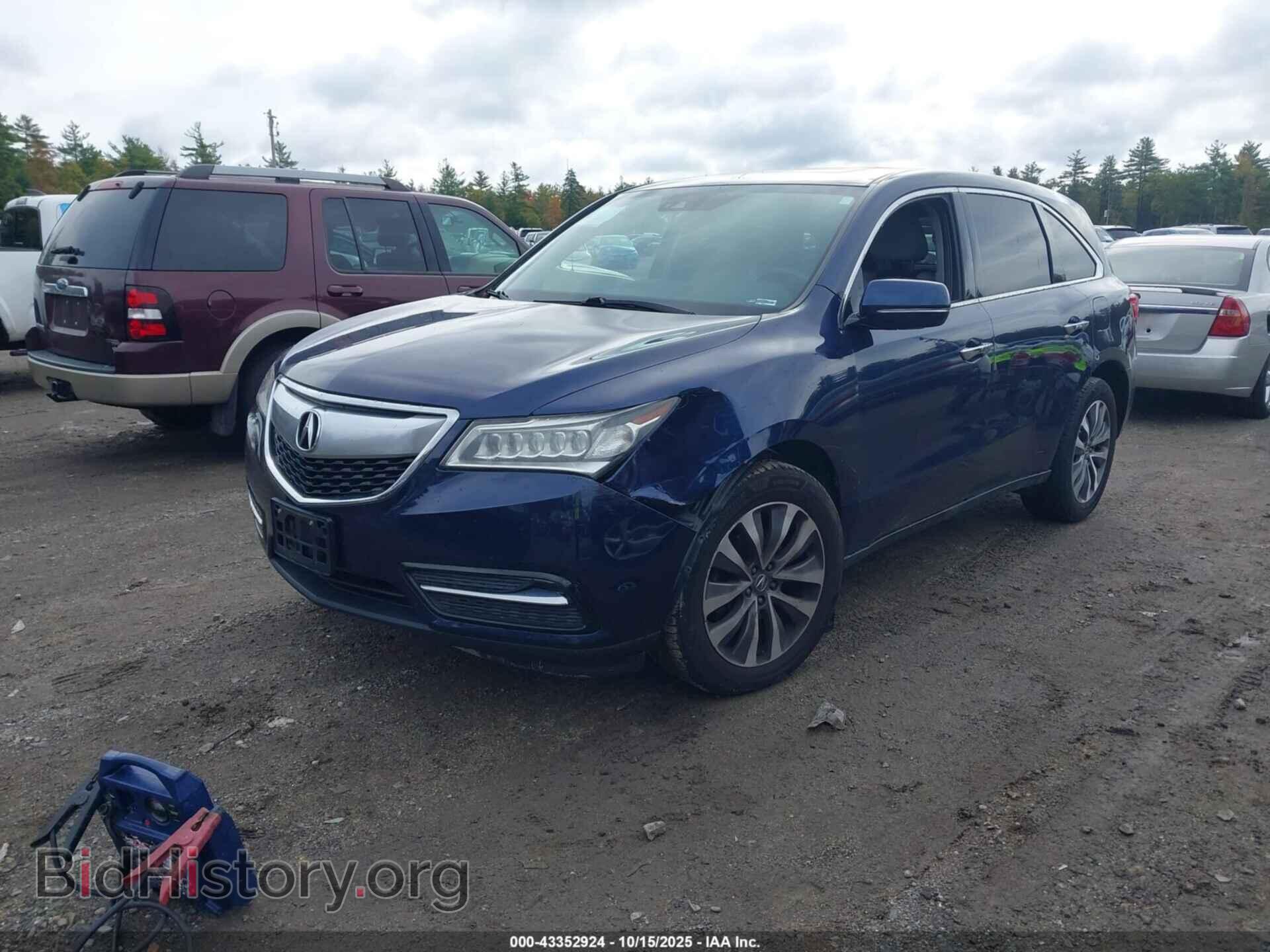 2016 ACURA MDX - VIN: 5FRYD4H4XGB016156 - Фото 2