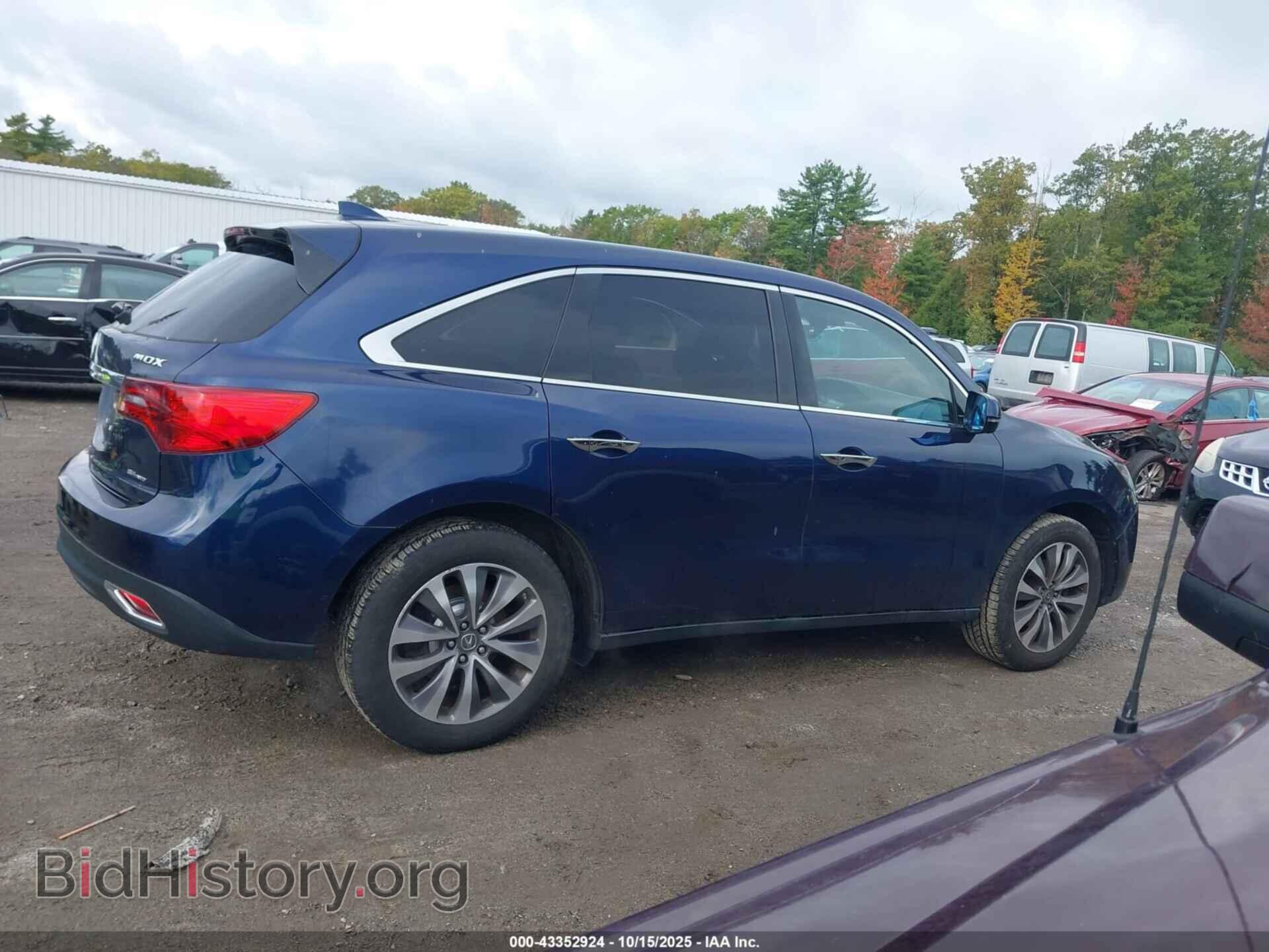 2016 ACURA MDX - VIN: 5FRYD4H4XGB016156 - Фото 14