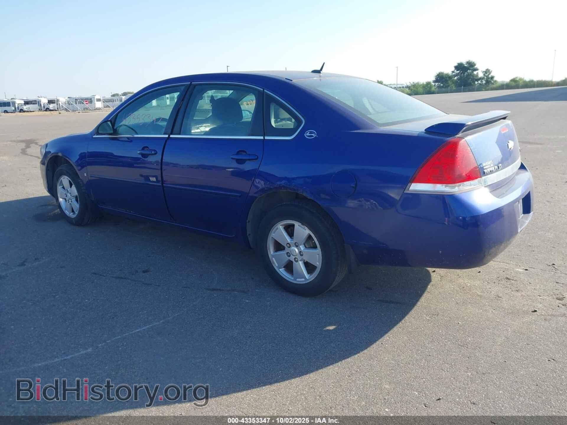 2007 CHEVROLET IMPALA - VIN: 2G1WT58K279168039 - Фото 3