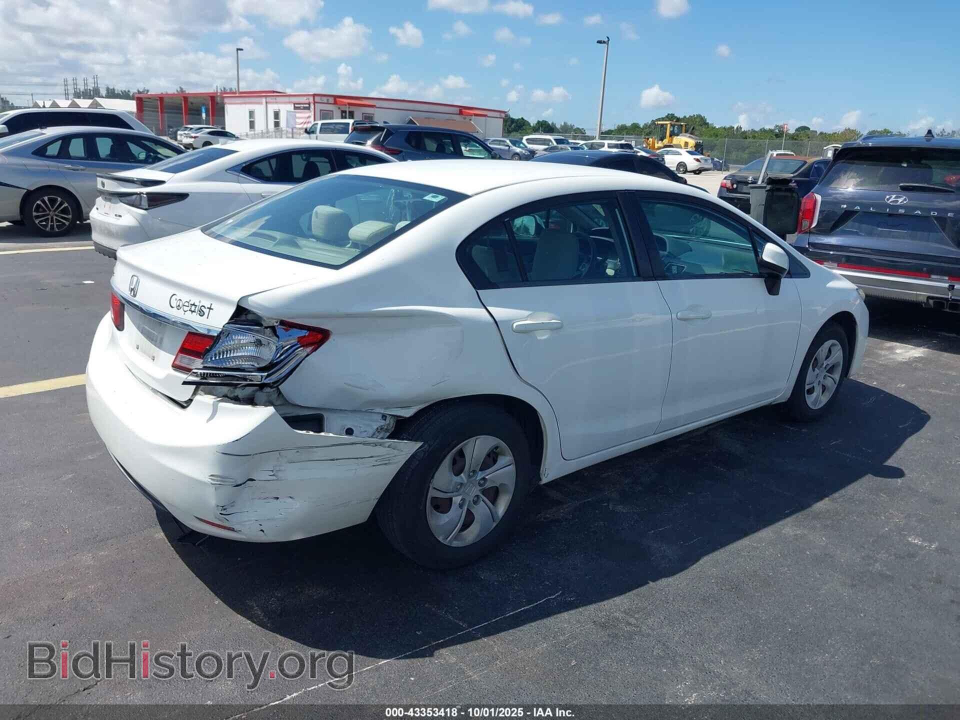 2013 HONDA CIVIC - VIN: 19XFB2F52DE074942 - Фото 4