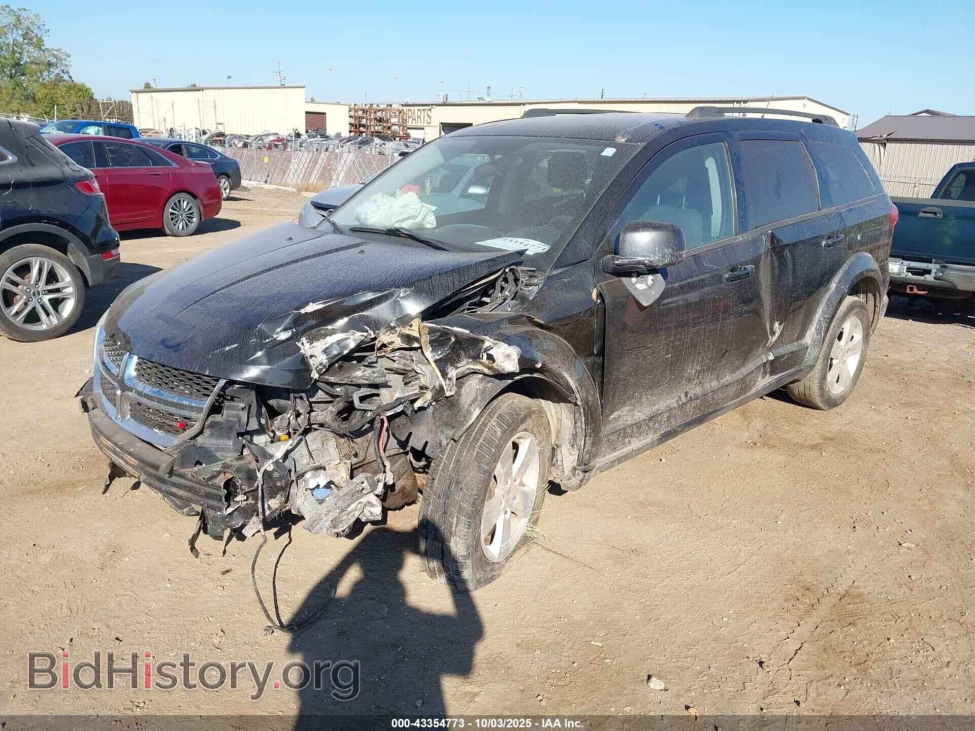 2012 DODGE JOURNEY - VIN: 3C4PDCBG8CT390965 - Фото 2