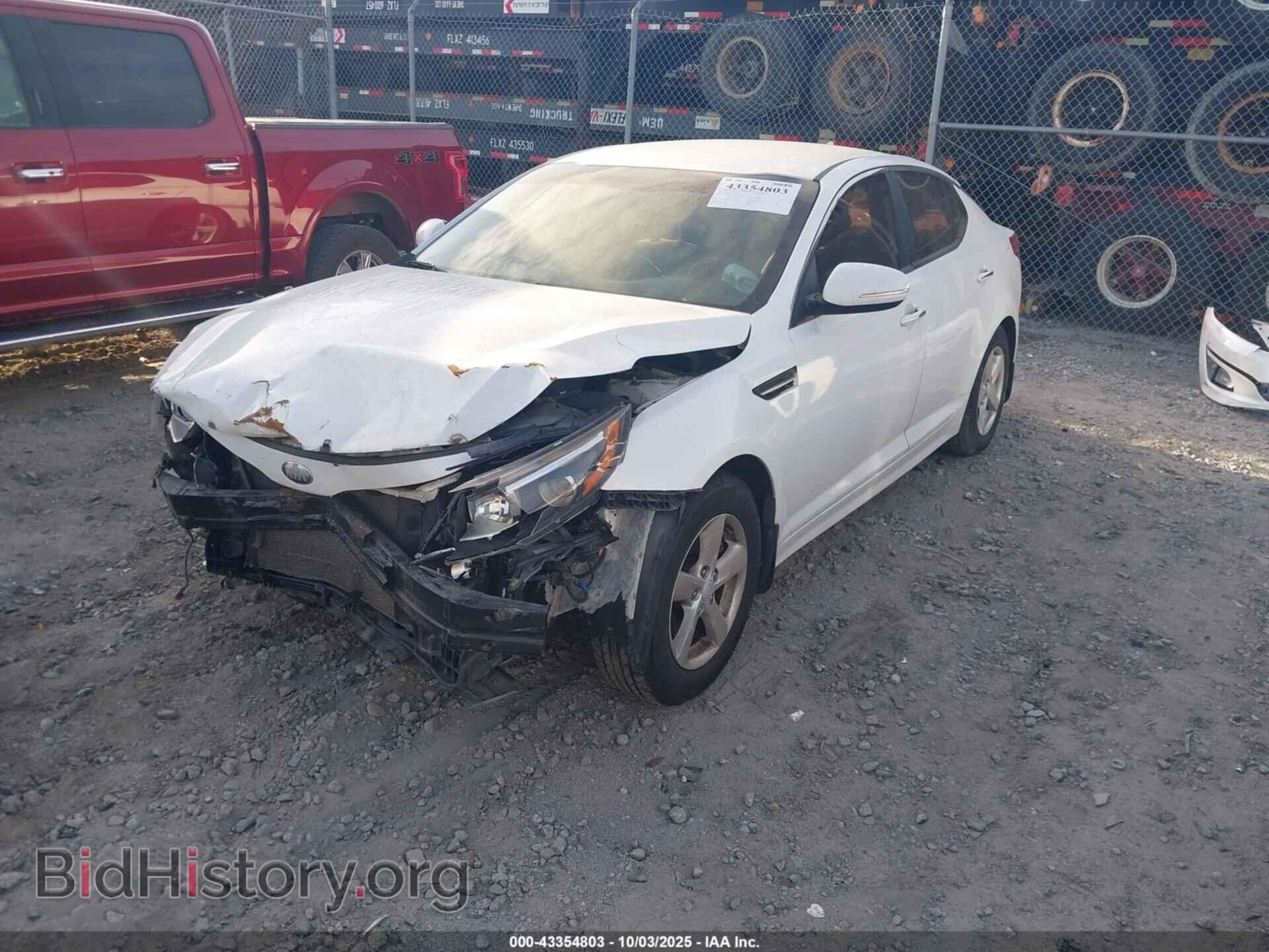 2014 KIA OPTIMA - VIN: KNAGM4A73E5455423 - Фото 2