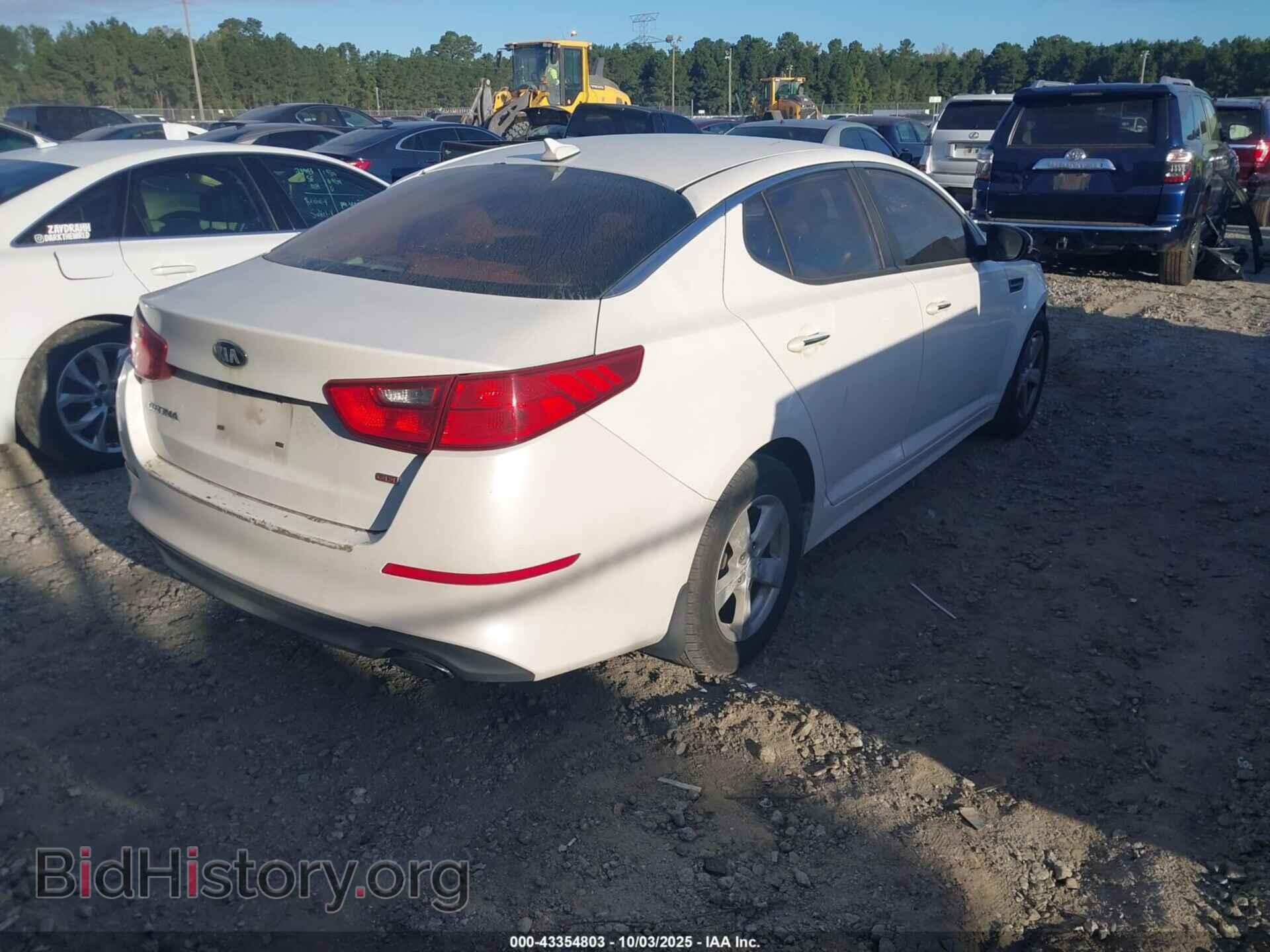 2014 KIA OPTIMA - VIN: KNAGM4A73E5455423 - Фото 4