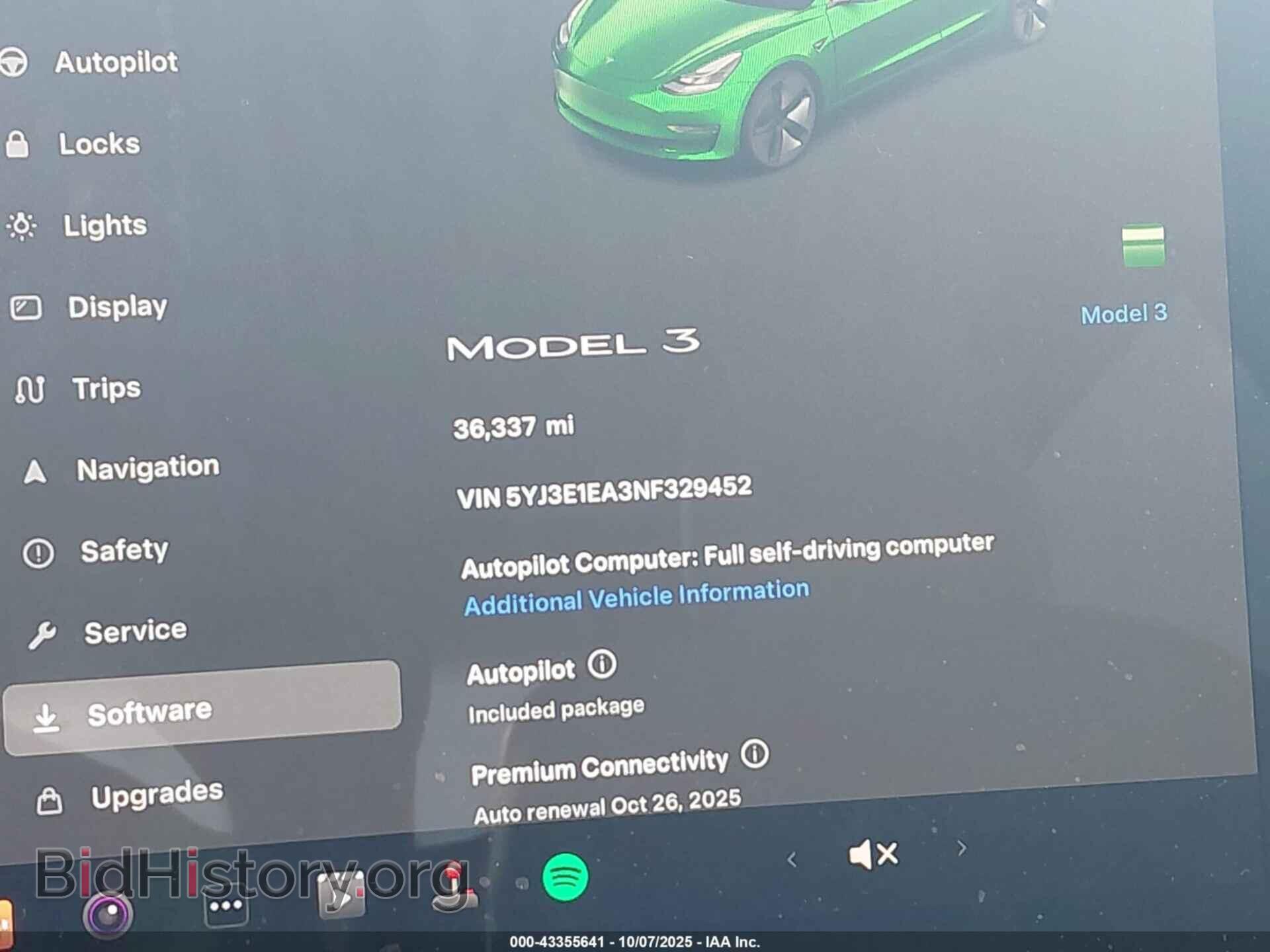 2022 TESLA MODEL 3 - VIN: 5YJ3E1EA3NF329452 - Фото 15