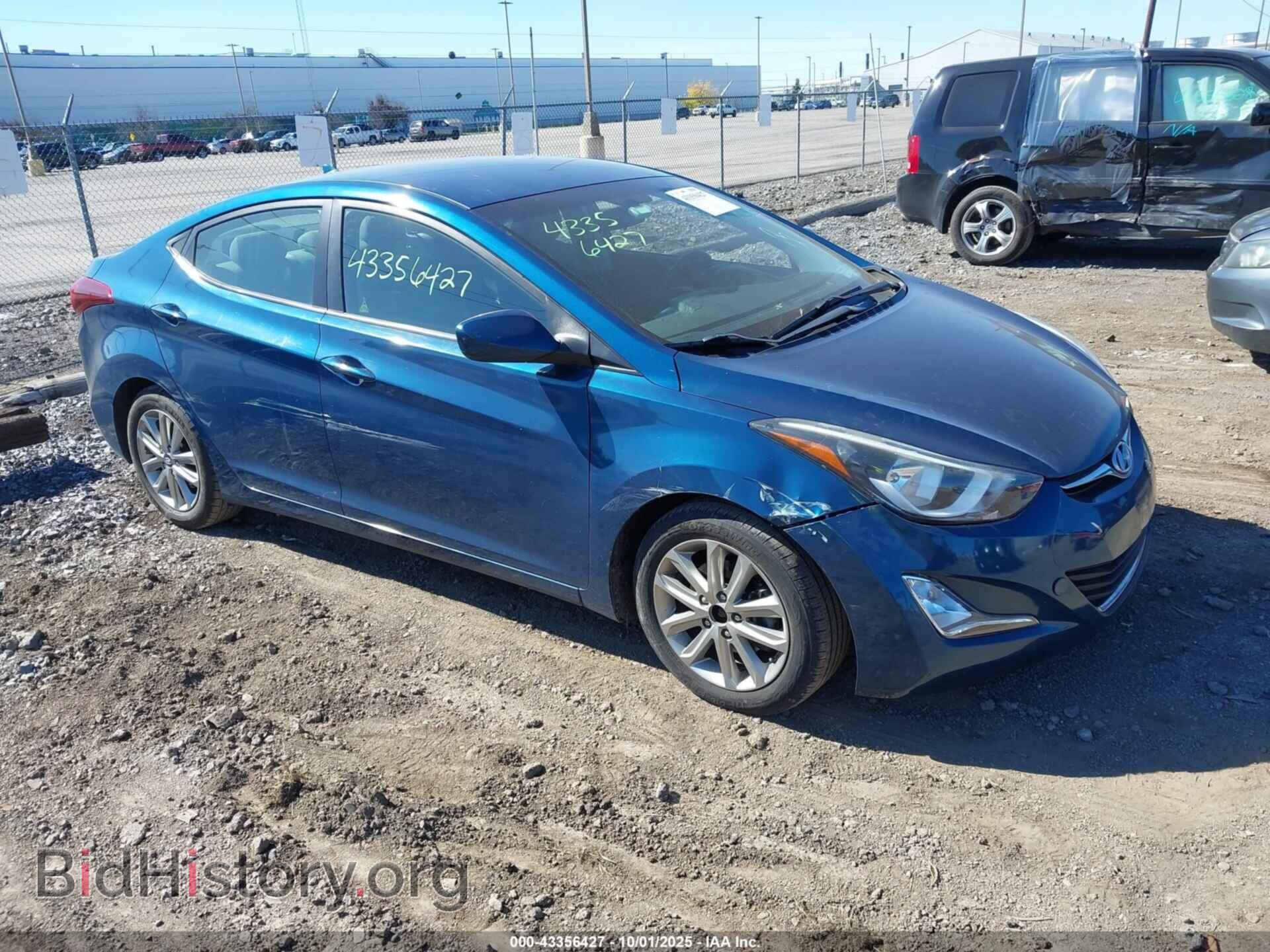 Photo KMHDH4AE2EU100141 - HYUNDAI ELANTRA 2014