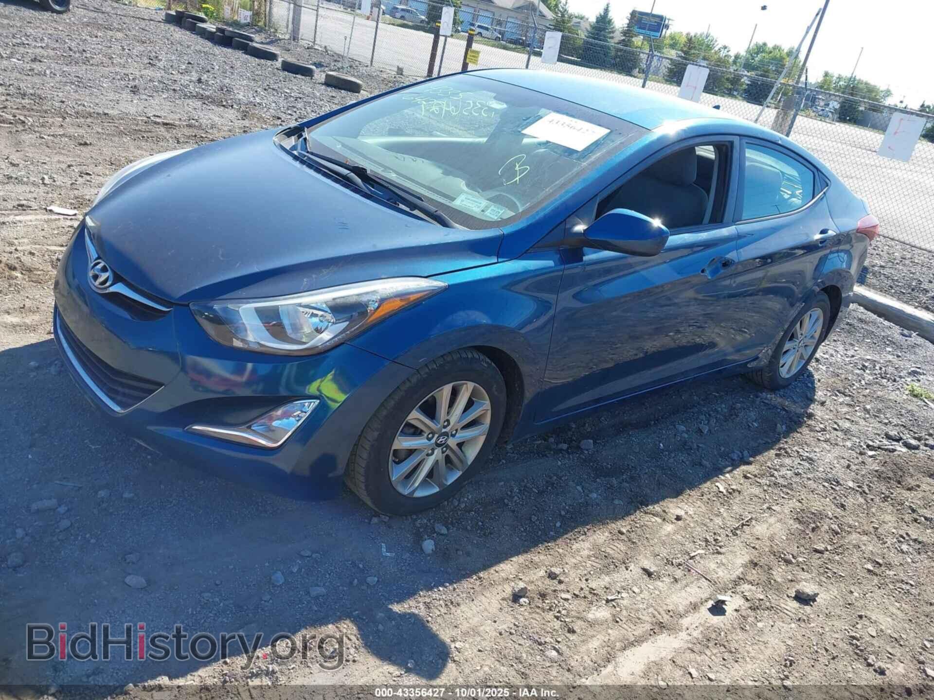2014 HYUNDAI ELANTRA - VIN: KMHDH4AE2EU100141 - Фото 2