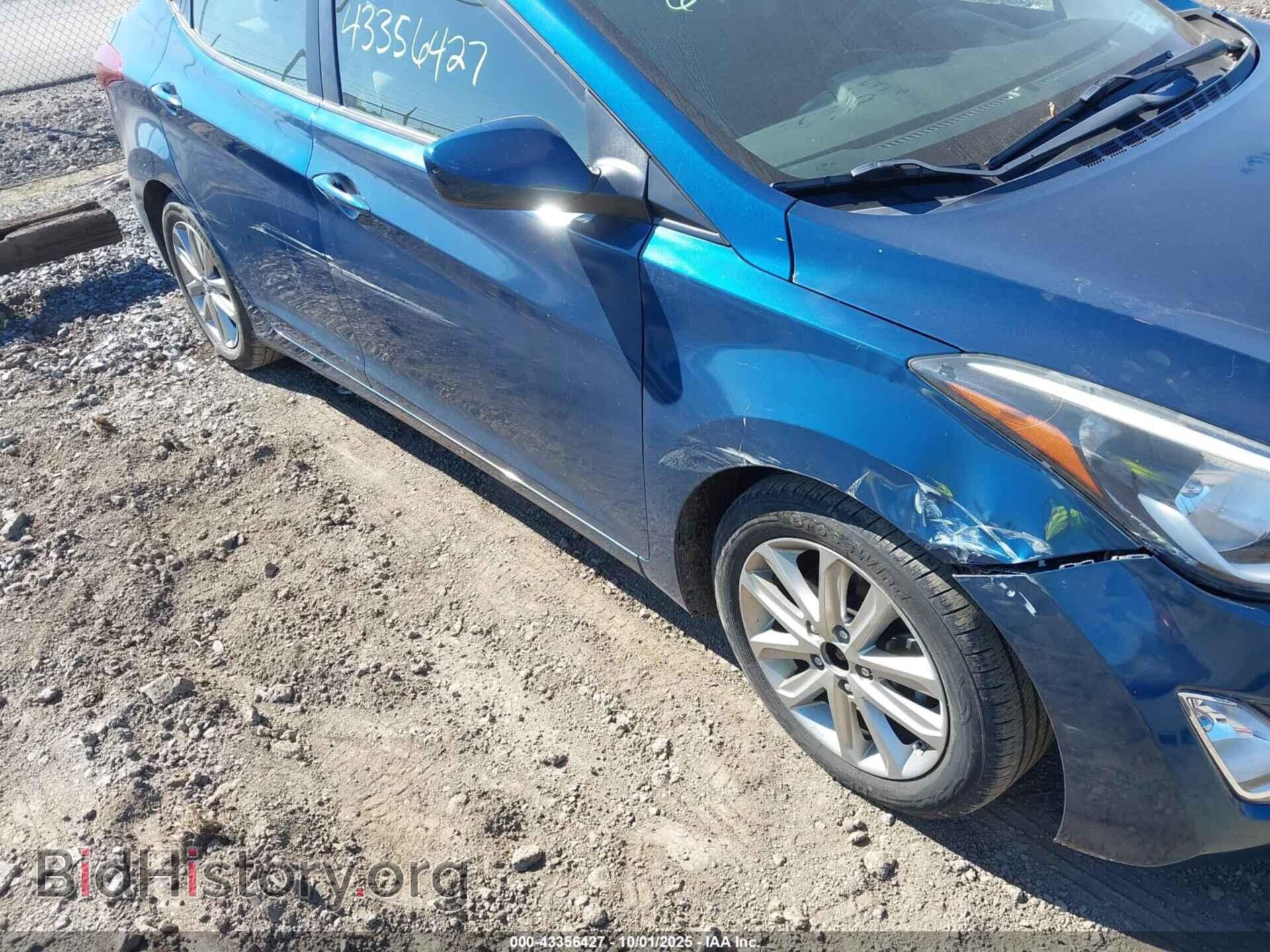 2014 HYUNDAI ELANTRA - VIN: KMHDH4AE2EU100141 - Фото 6