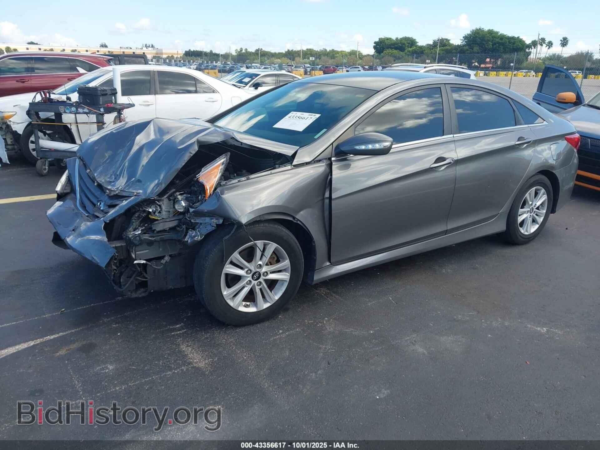 2014 HYUNDAI SONATA - VIN: 5NPEB4AC2EH847841 - Фото 2