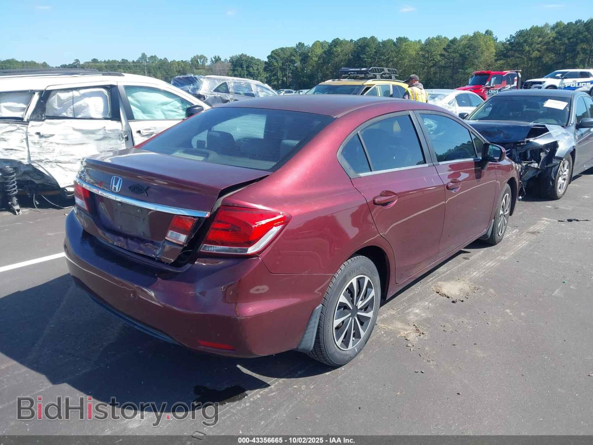 2014 HONDA CIVIC - VIN: 19XFB2F5XEE249813 - Фото 4