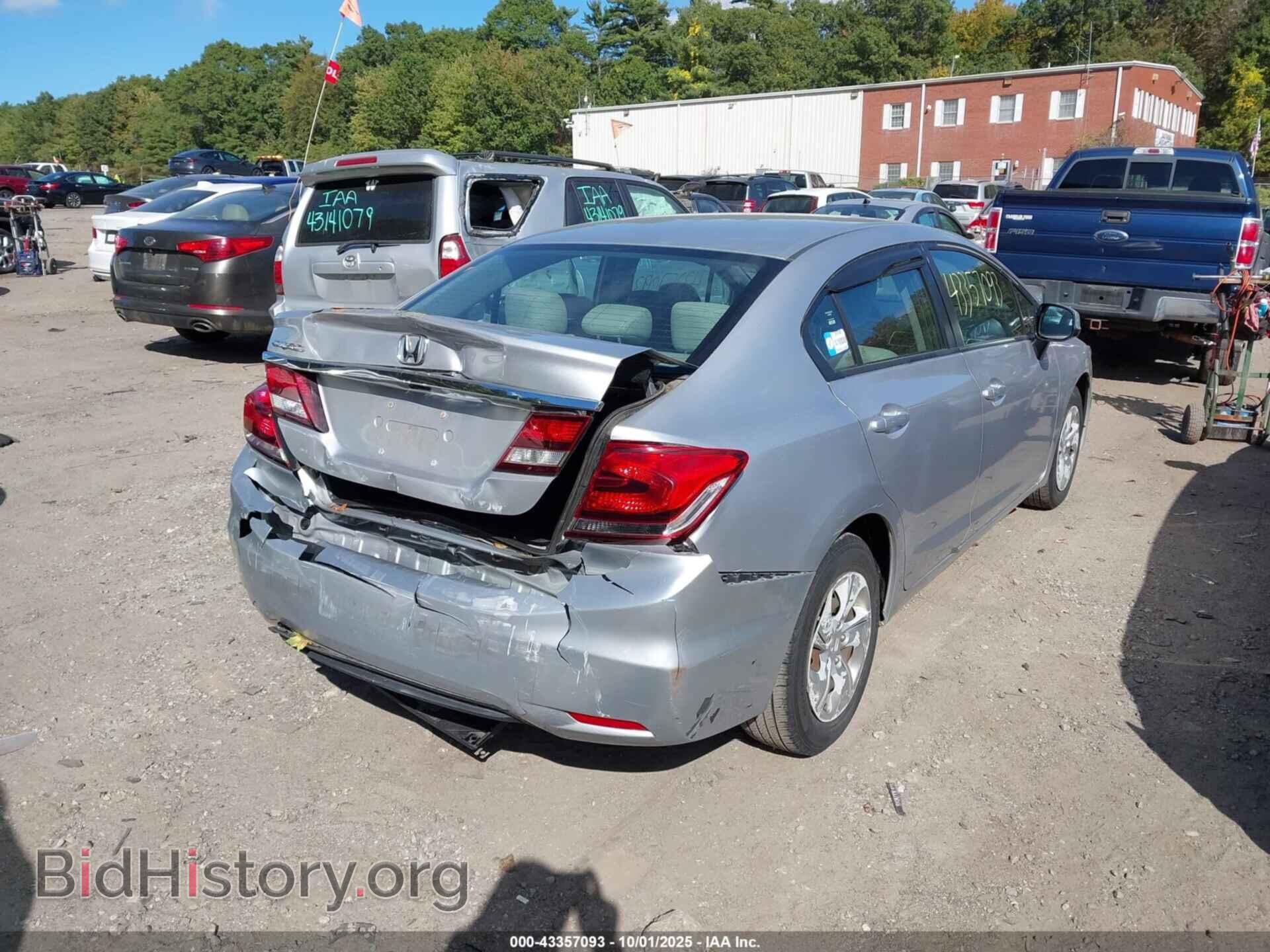 2013 HONDA CIVIC - VIN: 19XFB2F56DE249919 - Фото 4