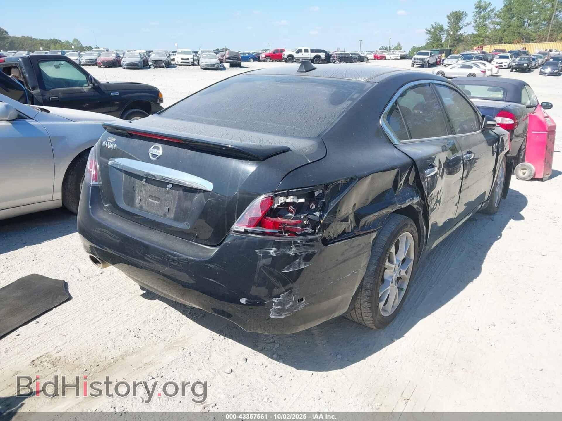 2014 NISSAN MAXIMA - VIN: 1N4AA5AP8EC910629 - Фото 4