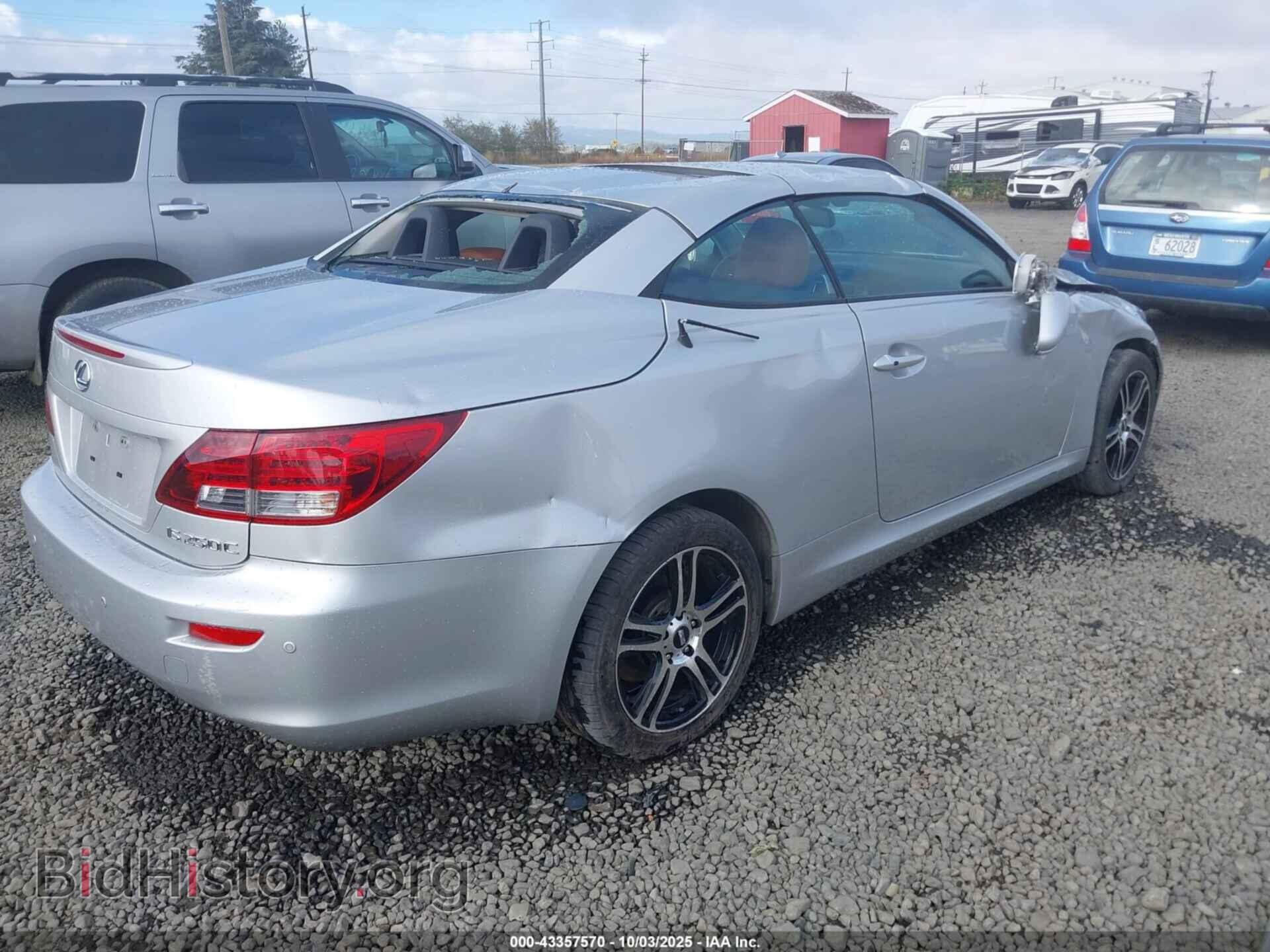 2011 LEXUS IS 250C - VIN: JTHFF2C28B2520146 - Фото 4