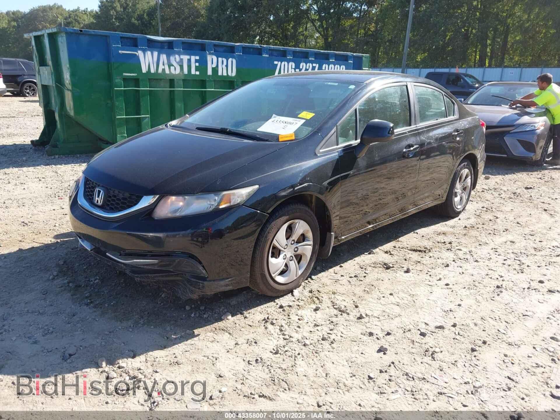 2013 HONDA CIVIC - VIN: 19XFB2F55DE004626 - Фото 2