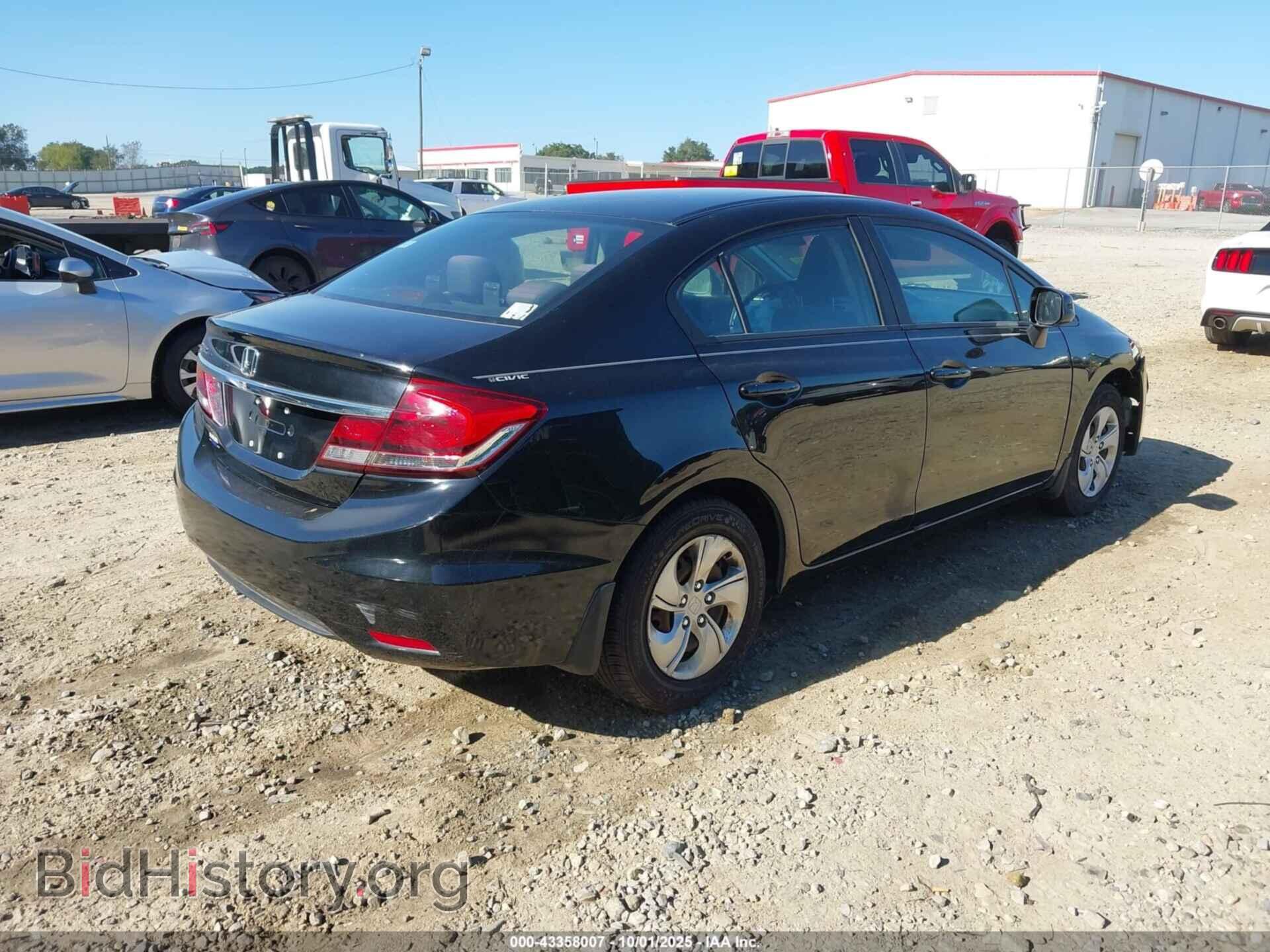 2013 HONDA CIVIC - VIN: 19XFB2F55DE004626 - Фото 4