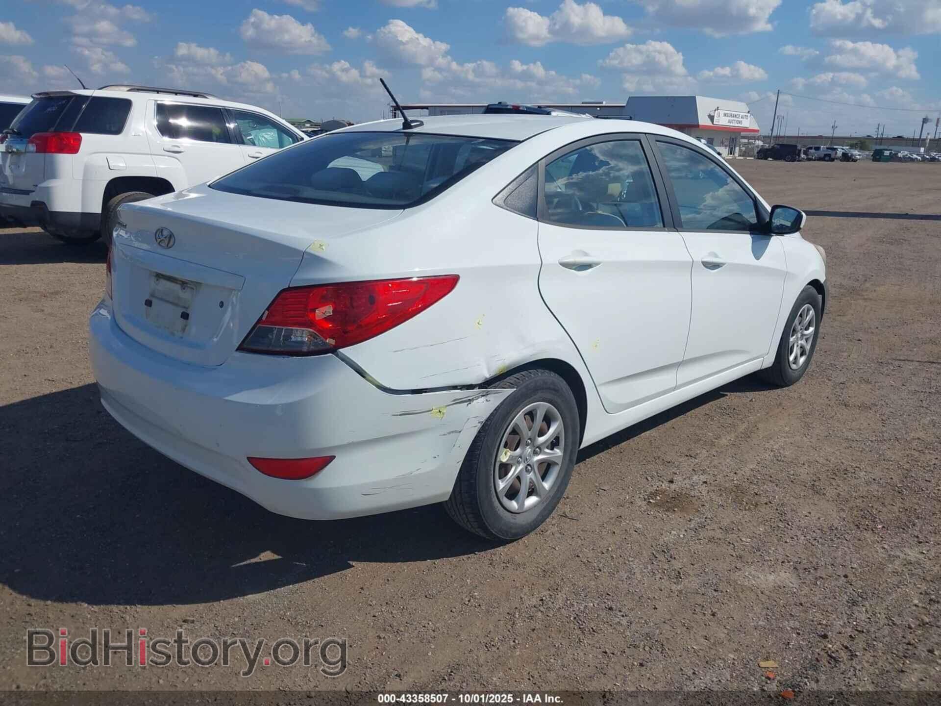 2013 HYUNDAI ACCENT - VIN: KMHCT4AEXDU342023 - Фото 4