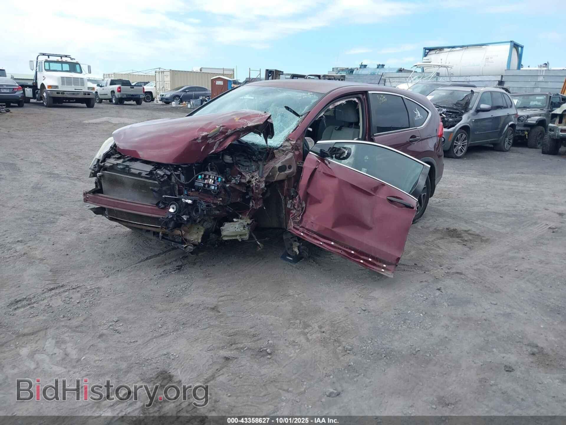 2016 HONDA CR-V - VIN: 2HKRM4H48GH660312 - Фото 2