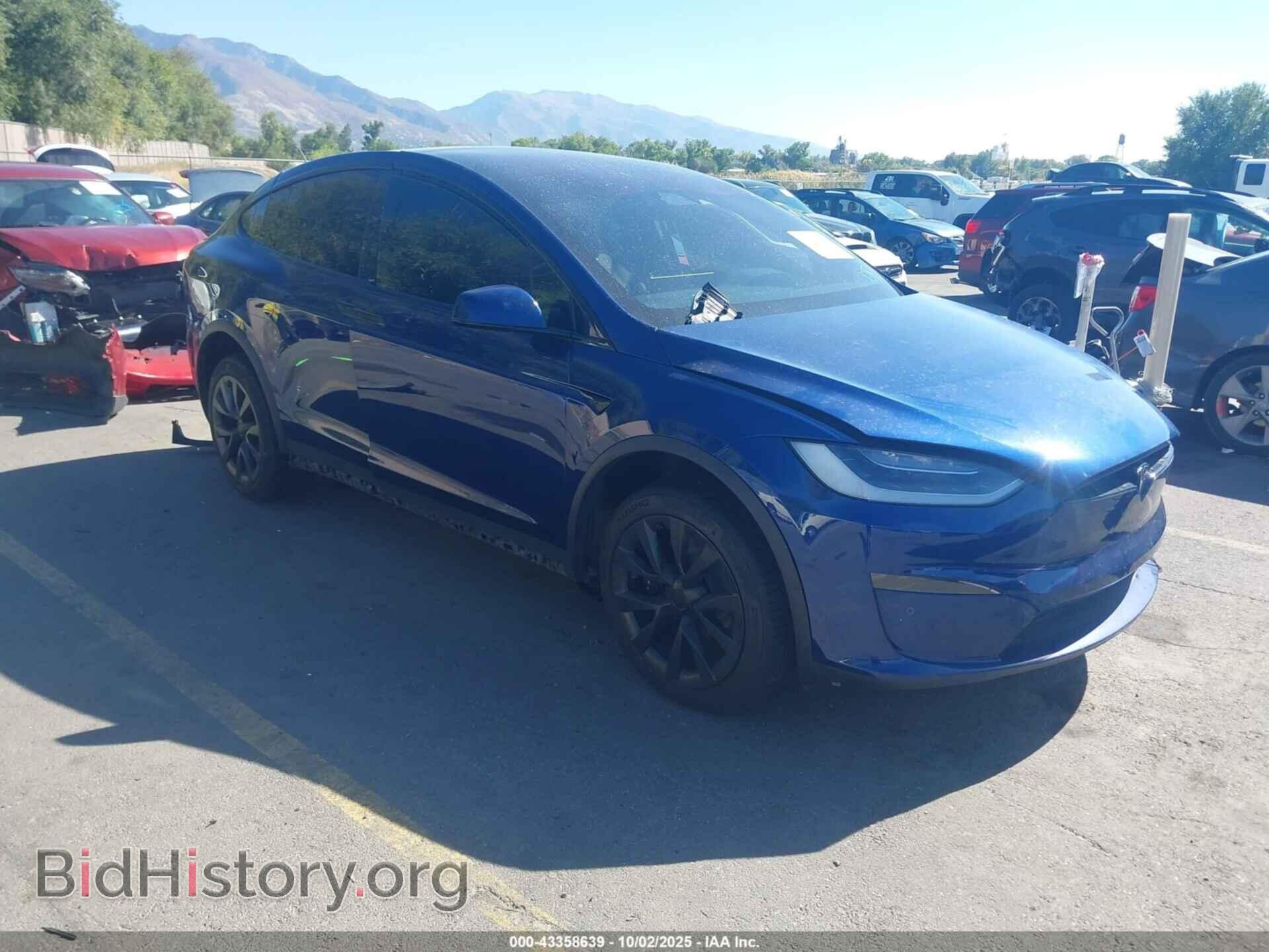 Photo 7SAXCDE58NF350182 - TESLA MODEL X 2022