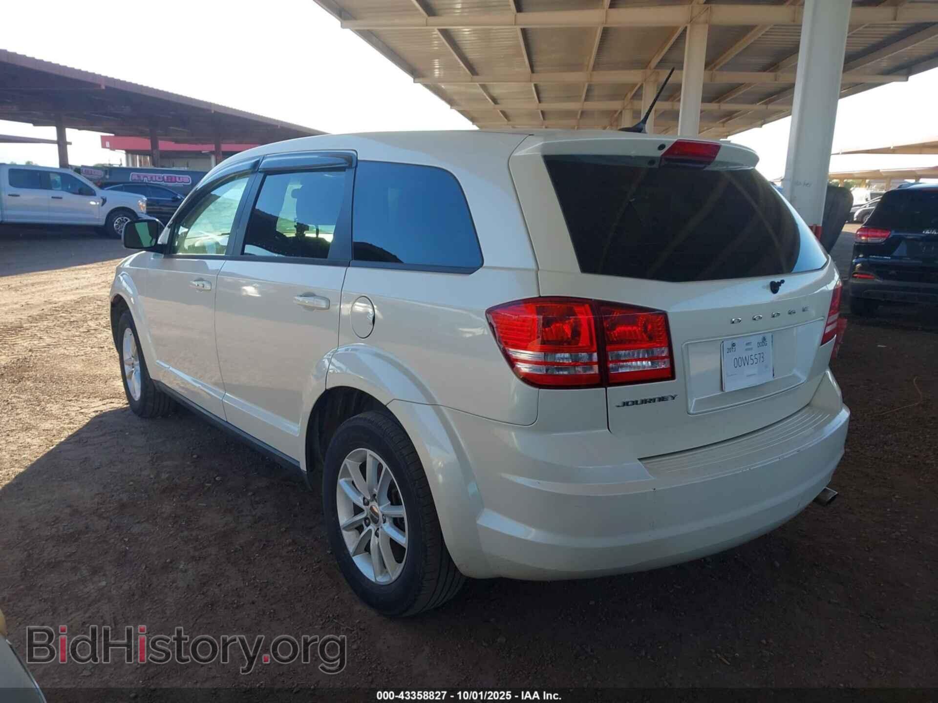 2013 DODGE JOURNEY - VIN: 3C4PDCAB8DT531895 - Фото 3