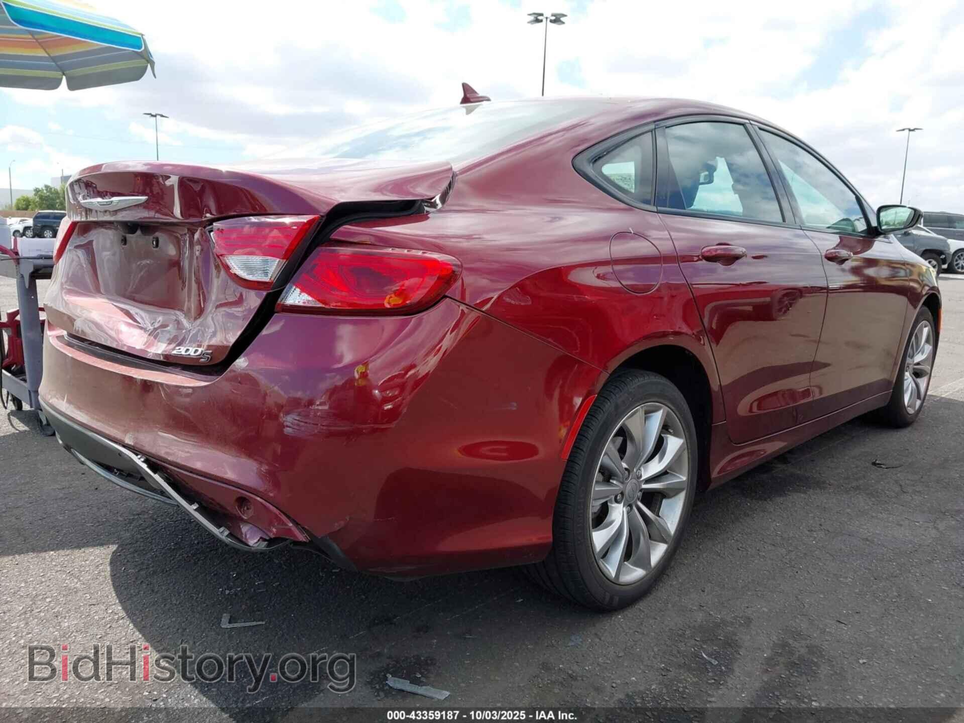 2015 CHRYSLER 200 - VIN: 1C3CCCBB7FN568086 - Фото 4