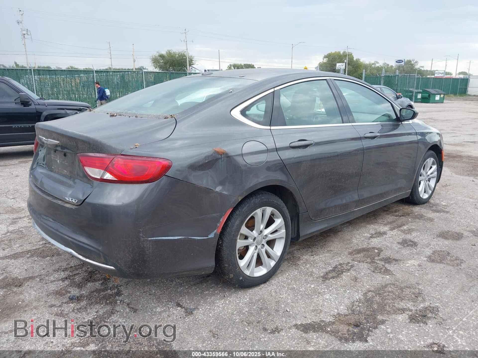 2015 CHRYSLER 200 - VIN: 1C3CCCAB6FN611480 - Фото 4