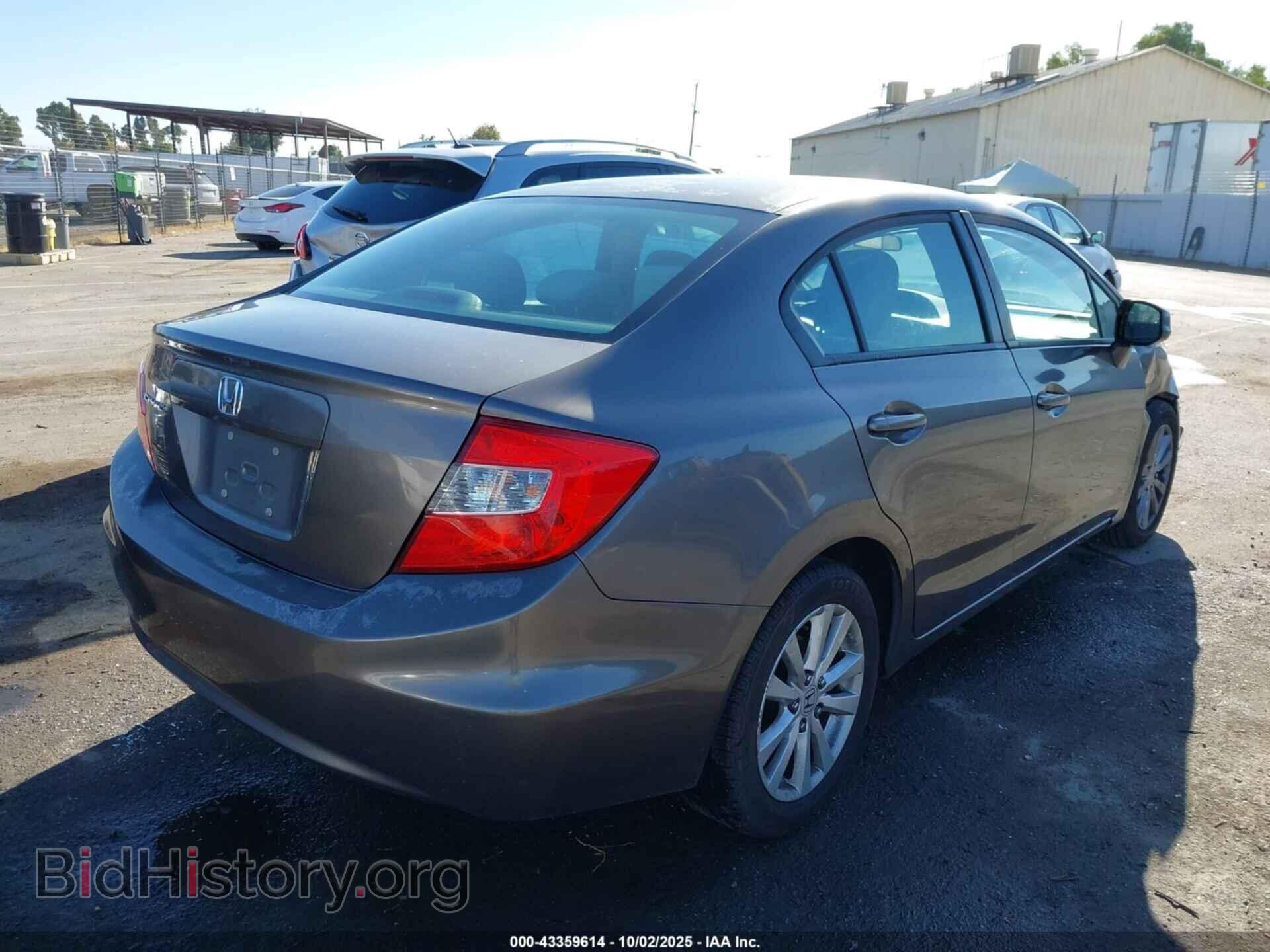 2012 HONDA CIVIC - VIN: 19XFB2F82CE332059 - Фото 4