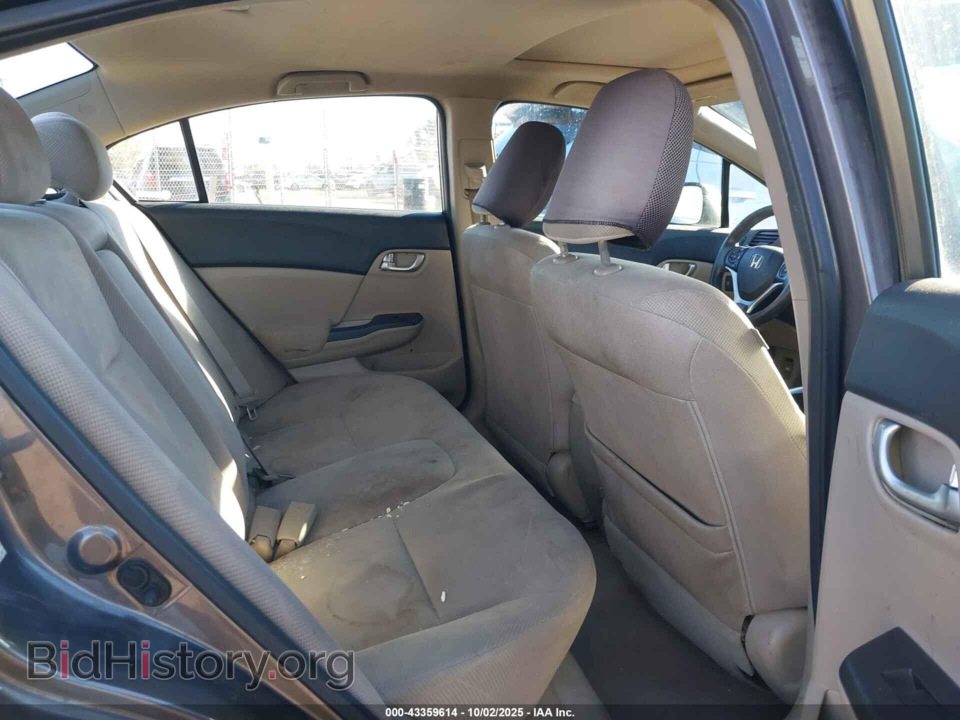 2012 HONDA CIVIC - VIN: 19XFB2F82CE332059 - Фото 8