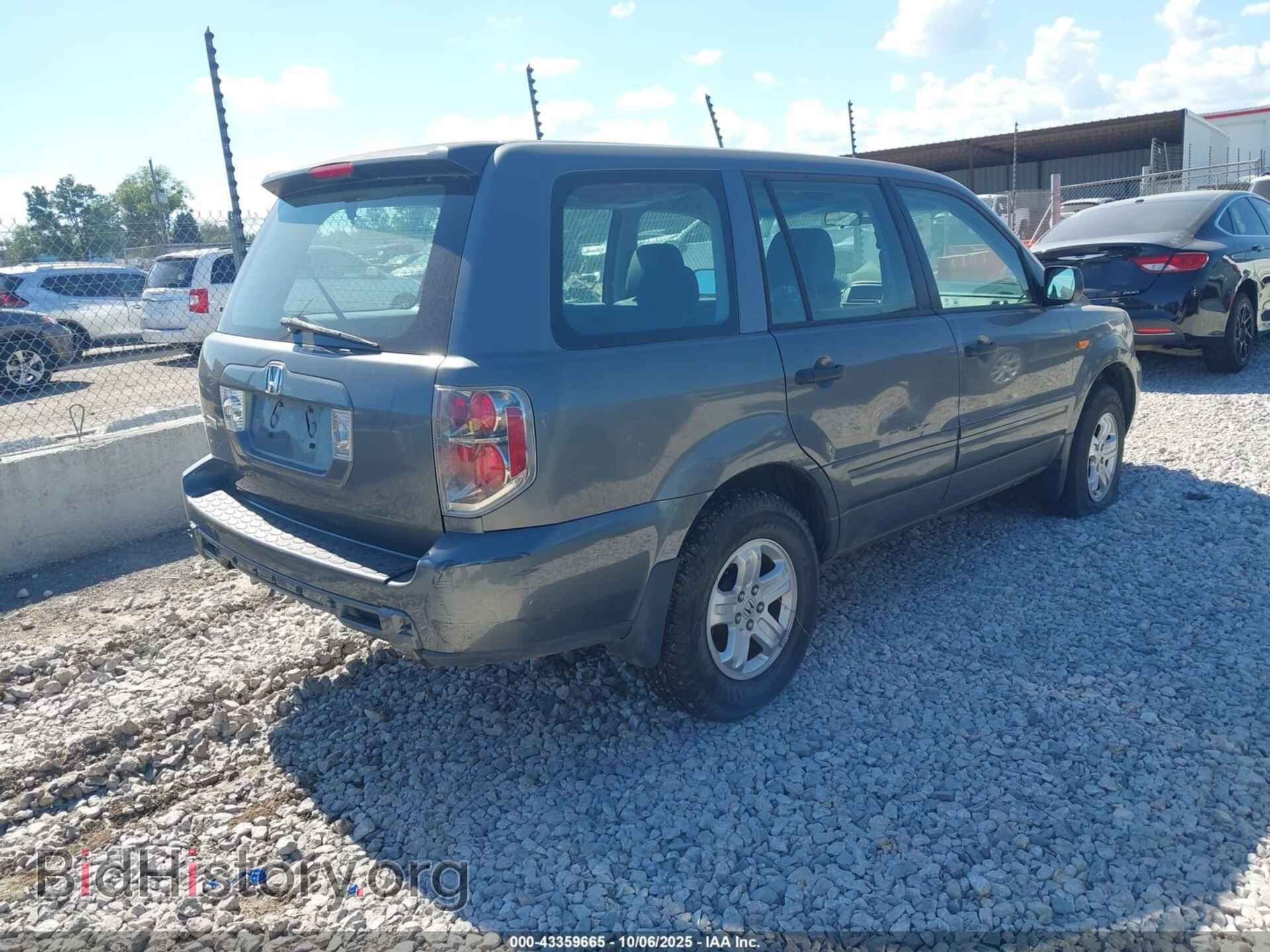 2007 HONDA PILOT - VIN: 5FNYF28127B017470 - Фото 4