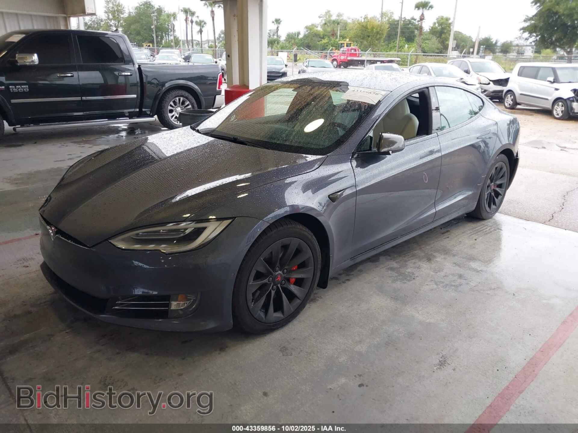 2020 TESLA MODEL S - VIN: 5YJSA1E47LF389197 - Фото 2