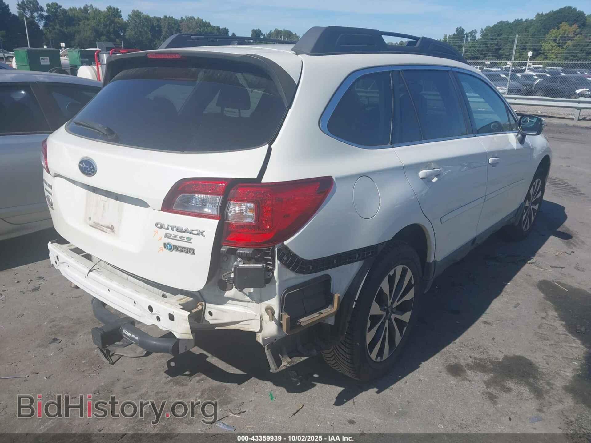 2015 SUBARU OUTBACK - VIN: 4S4BSALC9F3220366 - Фото 4