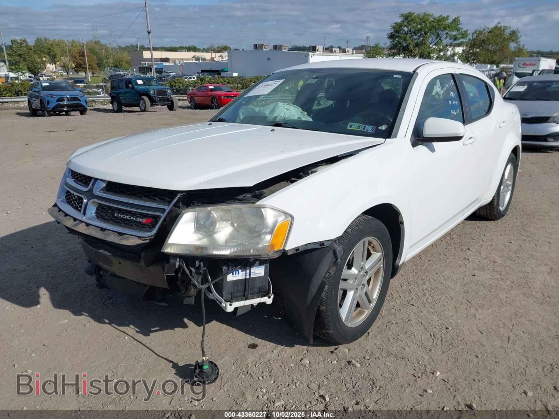 2014 DODGE AVENGER - VIN: 1C3CDZCB7EN187593 - Фото 2