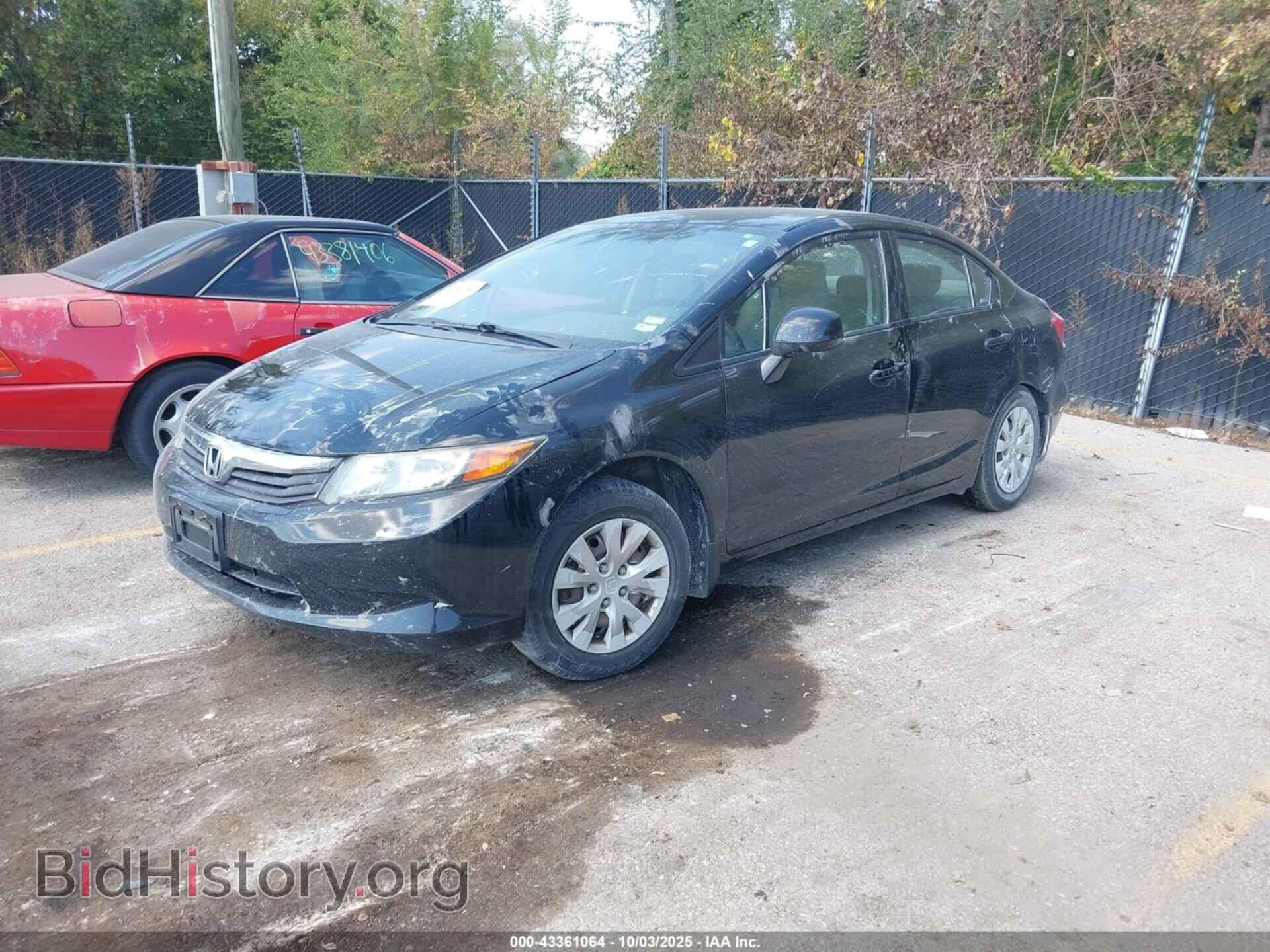 2012 HONDA CIVIC - VIN: 19XFB2F56CE002723 - Фото 2