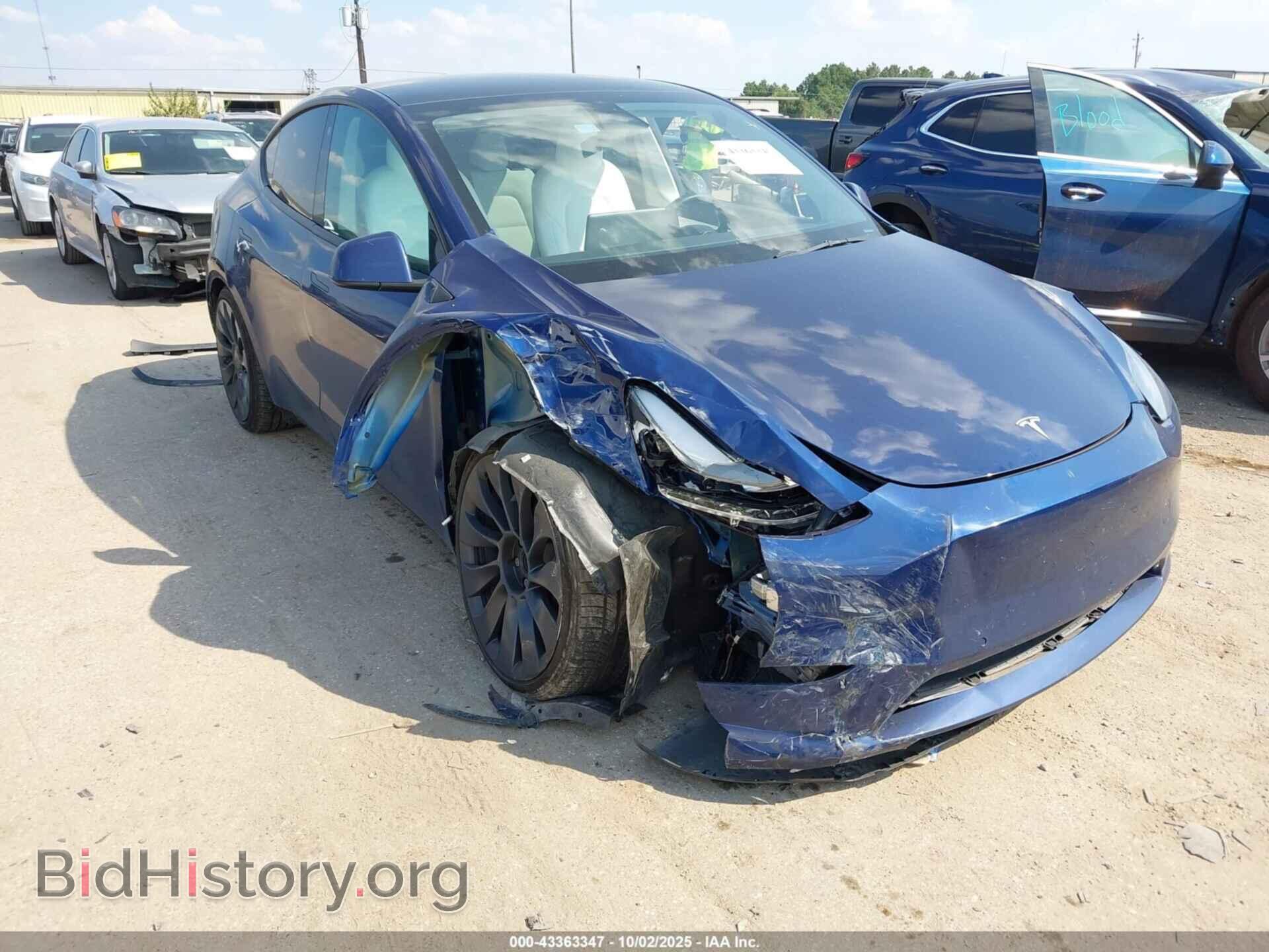 Фотография 7SAYGDEF6NF340543 - TESLA MODEL Y 2022