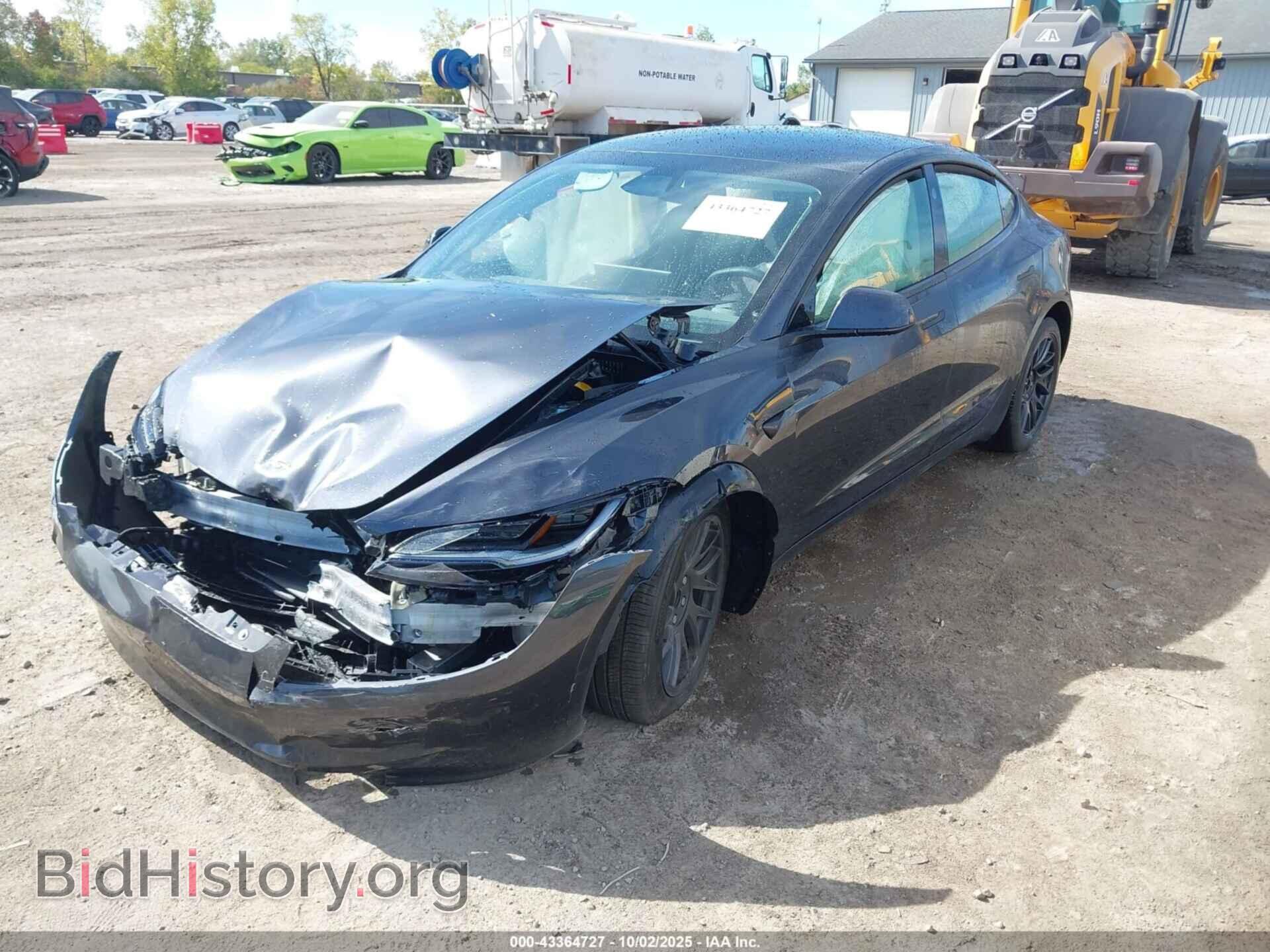 2025 TESLA MODEL 3 - VIN: 5YJ3E1EB3SF877455 - Фото 2