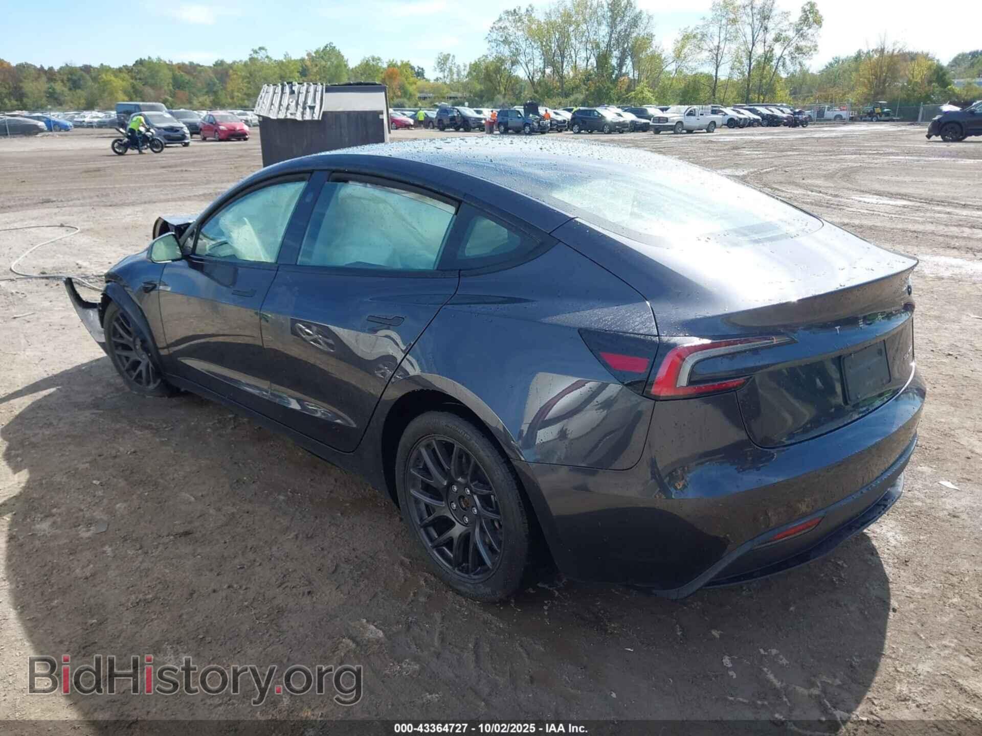 2025 TESLA MODEL 3 - VIN: 5YJ3E1EB3SF877455 - Фото 3