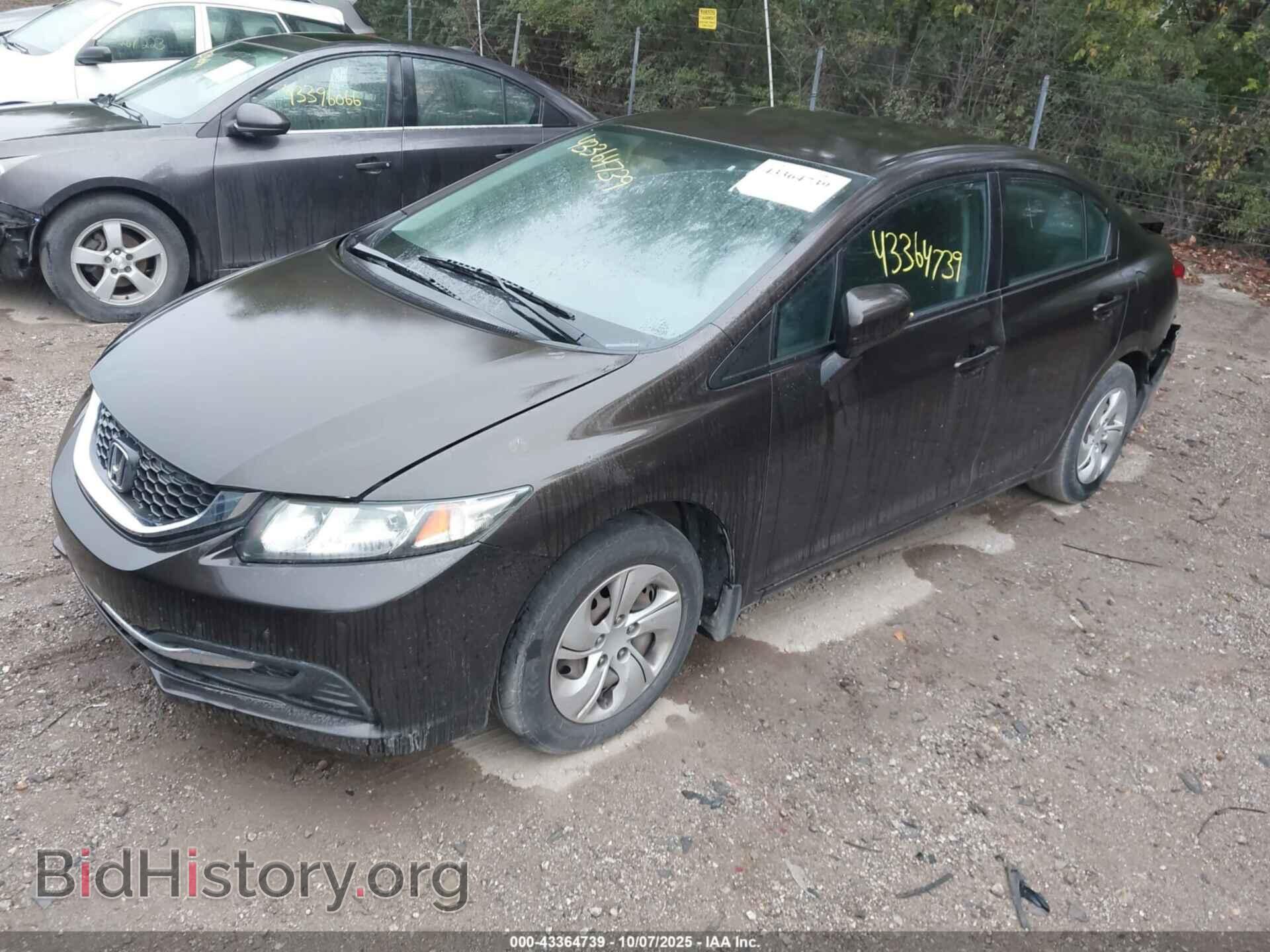 2014 HONDA CIVIC - VIN: 2HGFB2F54EH537736 - Фото 2