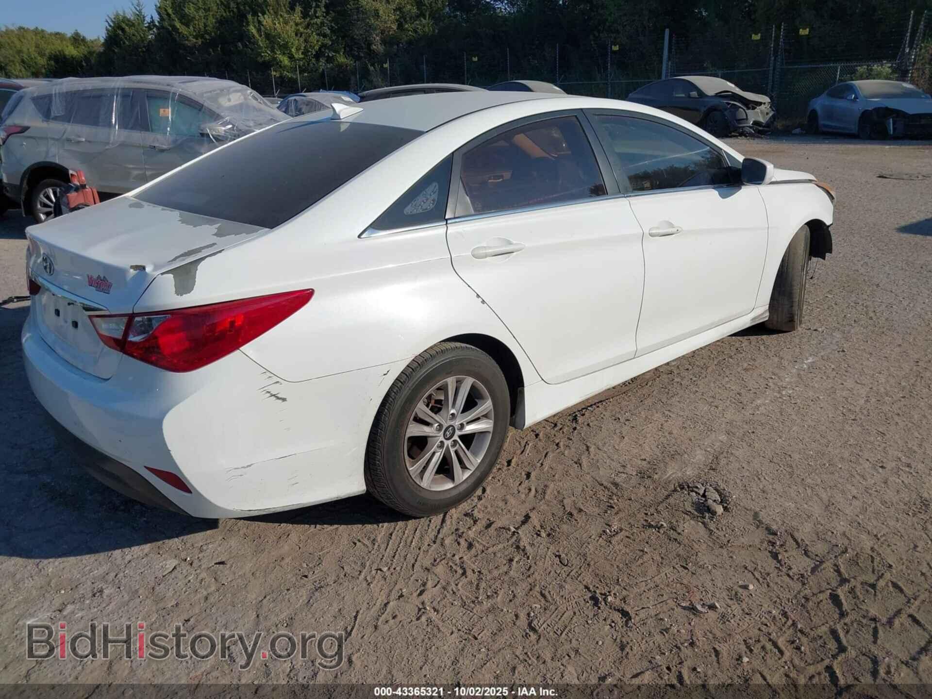 2014 HYUNDAI SONATA - VIN: 5NPEB4ACXEH838885 - Фото 4