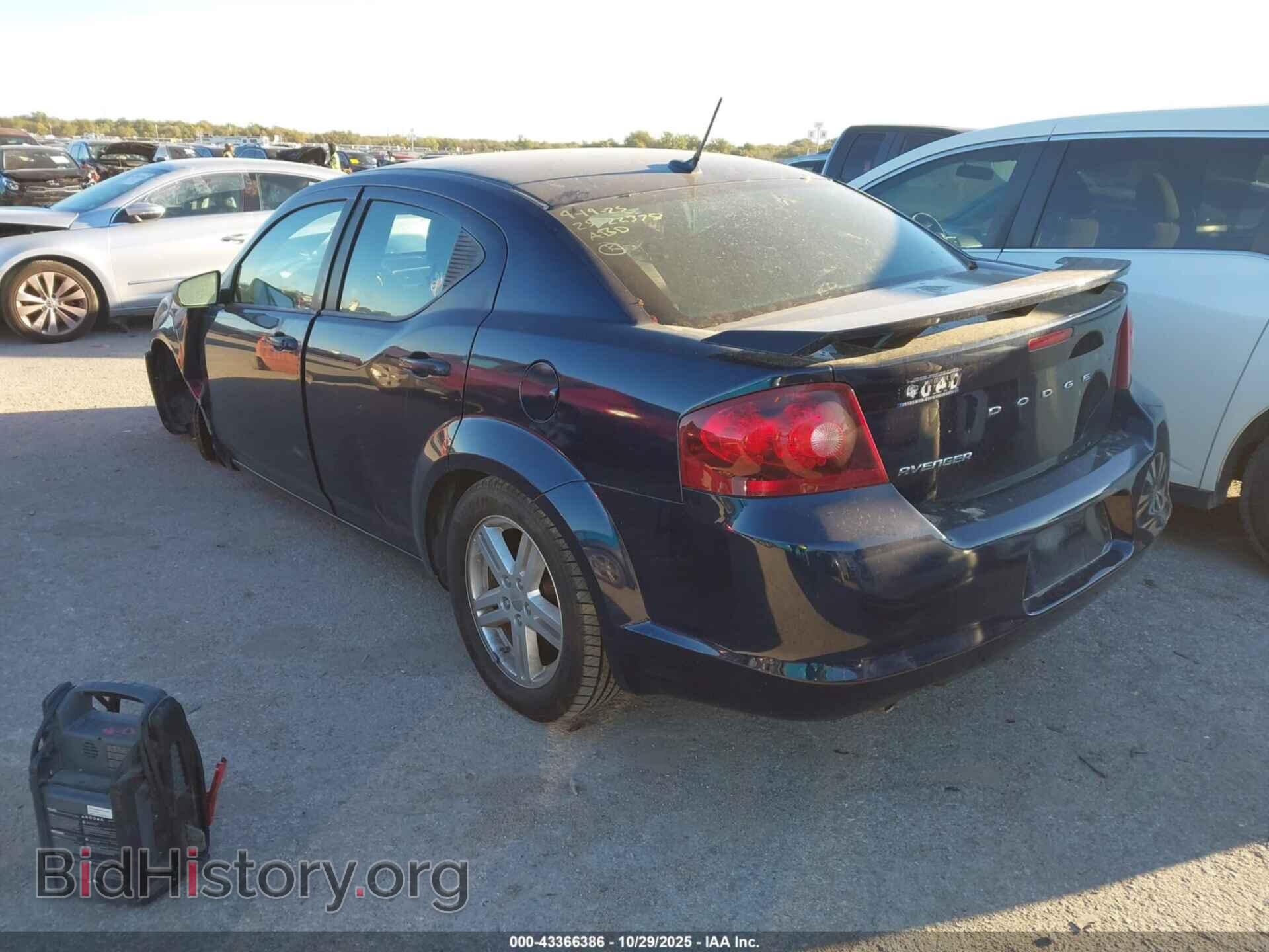 2013 DODGE AVENGER - VIN: 1C3CDZAG8DN582475 - Фото 3