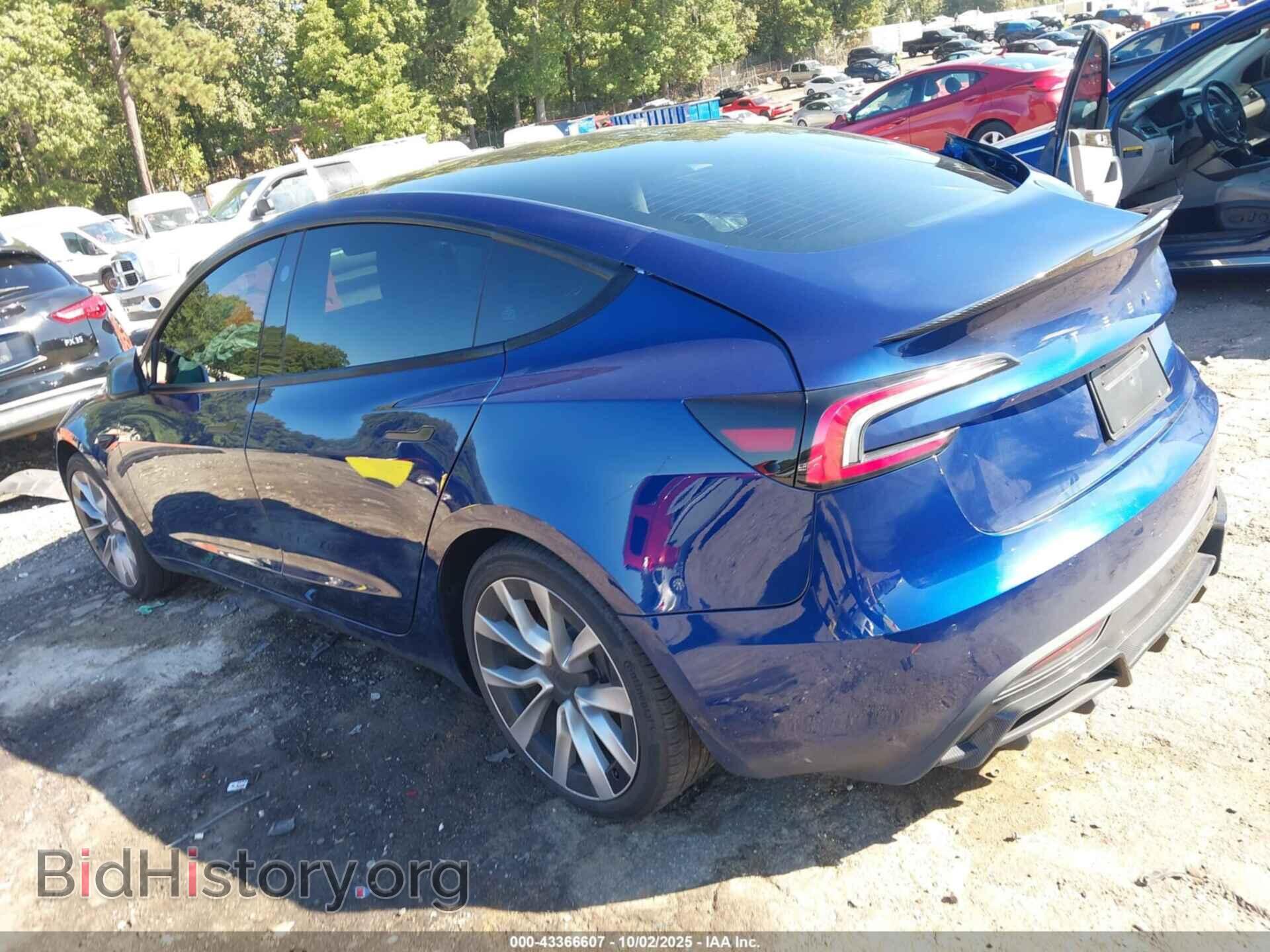 2024 TESLA MODEL 3 - VIN: 5YJ3E1EBXRF731208 - Фото 3