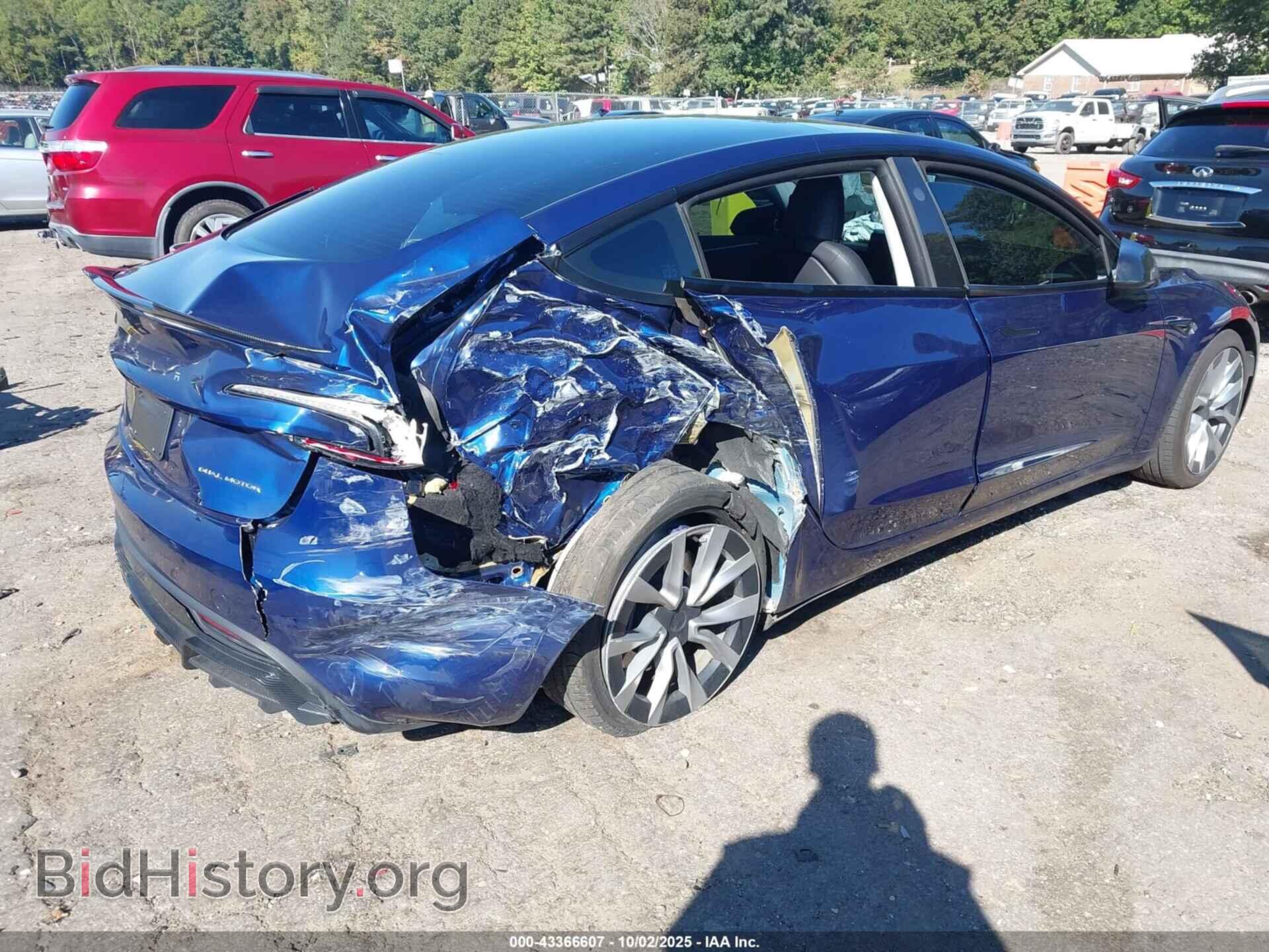 2024 TESLA MODEL 3 - VIN: 5YJ3E1EBXRF731208 - Фото 4